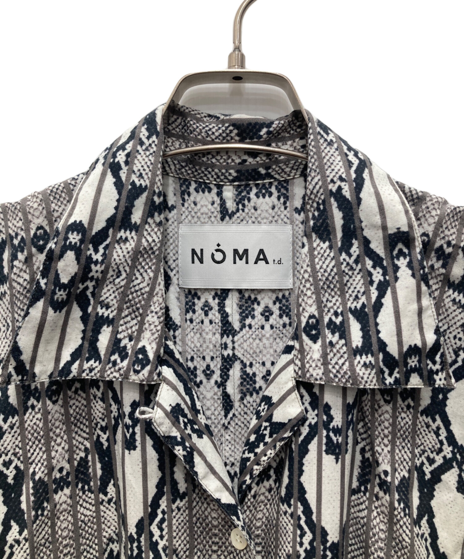 中古・古着通販】NOMA t.d. (ノーマティーディー) Open Collar Shirt