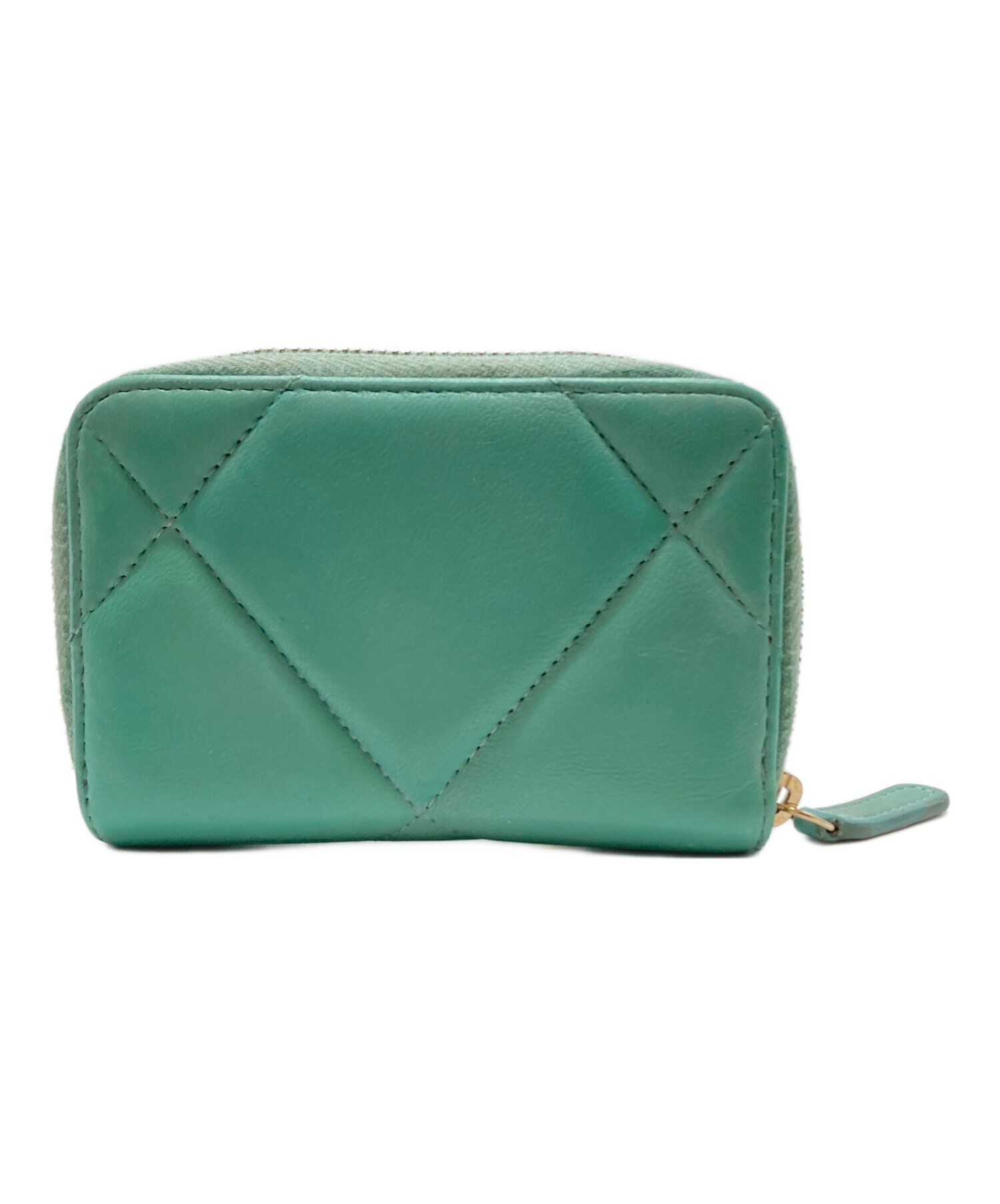 CHANEL シャネル 財布・ケース - 緑 【古着】【中古】 中古・古着通販】CHANEL (シャネル) マトラッセカードケース