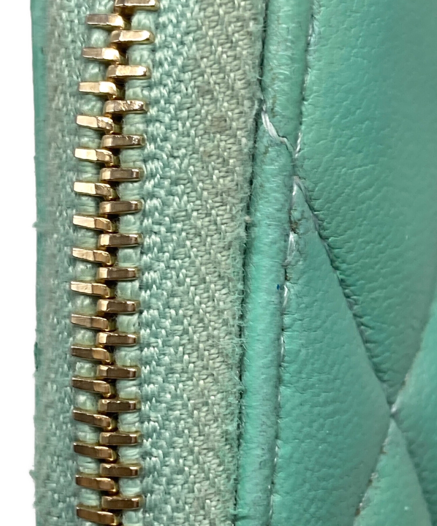 CHANEL シャネル 財布・ケース - 緑 【古着】【中古】 中古・古着通販】CHANEL (シャネル) マトラッセカードケース