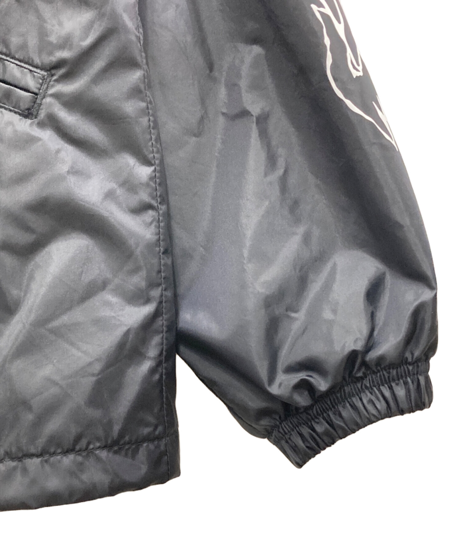 中古・古着通販】MASSES (マシス) NYLON JKT TWIN SKULL ブラック