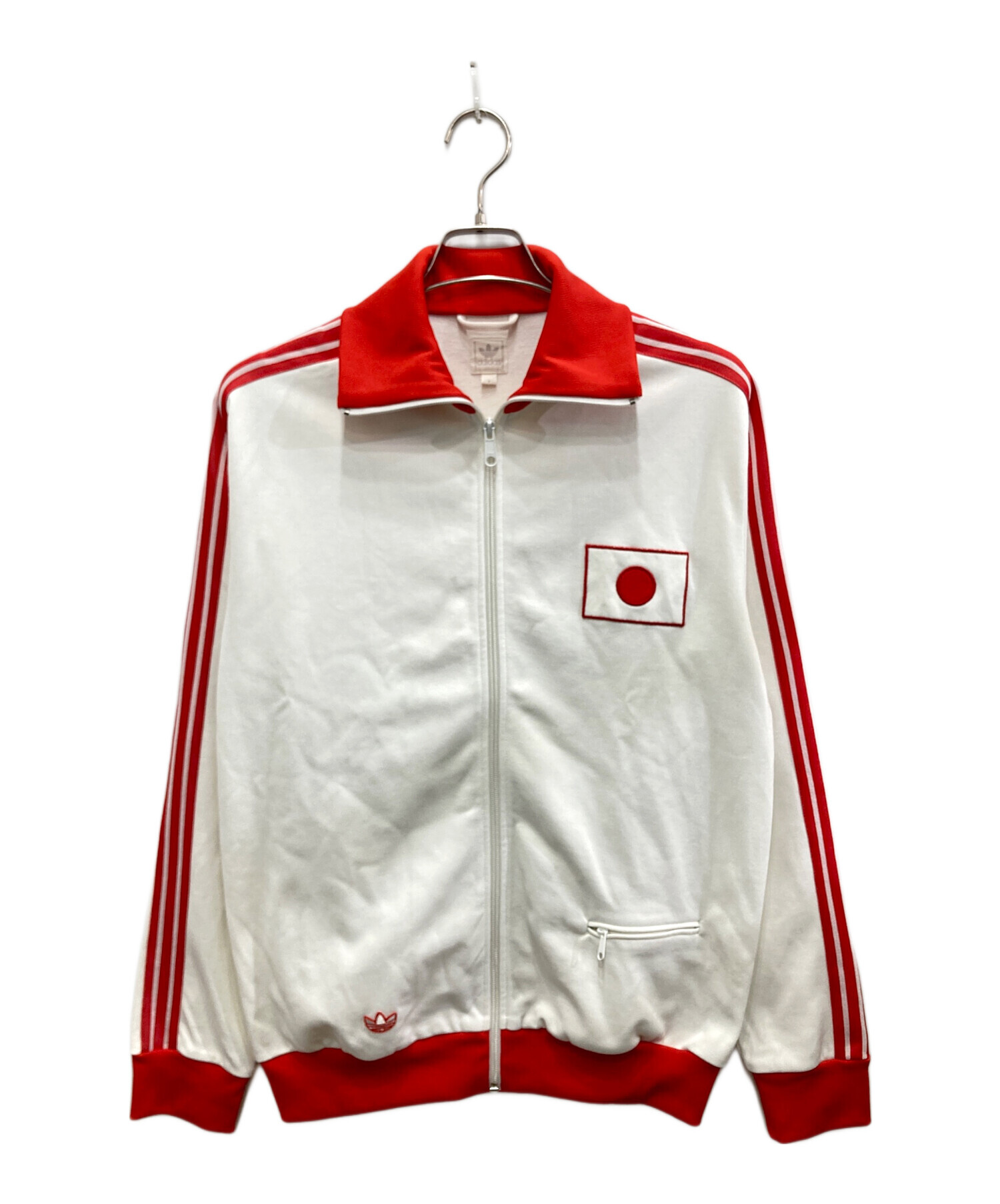 中古・古着通販】adidas (アディダス) red white flag design track