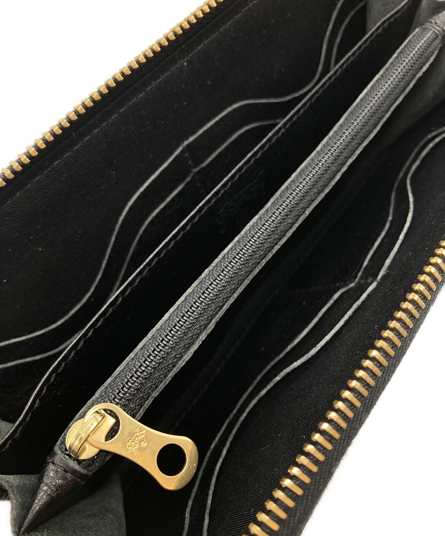 中古財布　イルビゾンテ 中古・古着通販】IL BISONTE (イル ビゾンテ) ジップアラウンドロング
