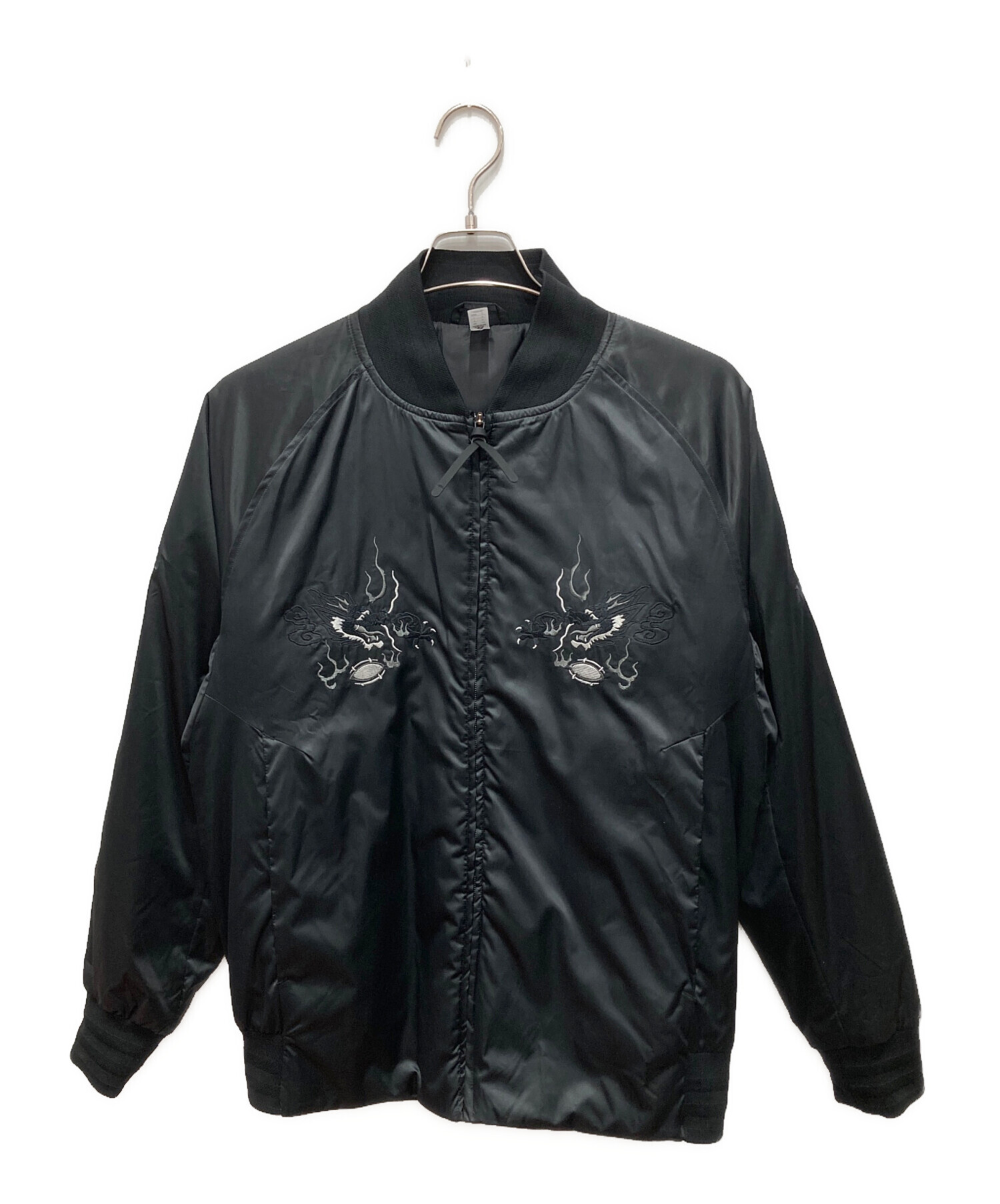 スカジャン USED90s 古着 中古・古着通販】adidas (アディダス) オールブラックス スカジャン