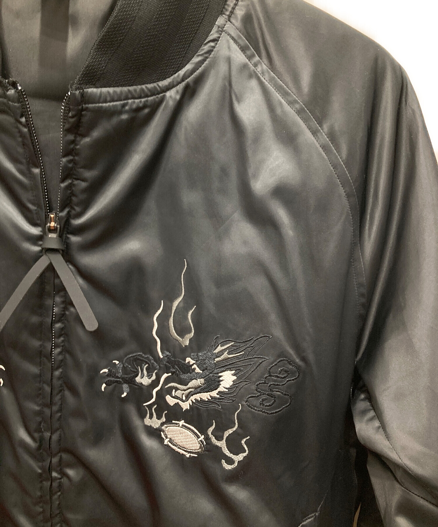 中古・古着通販】adidas (アディダス) オールブラックス スカジャン