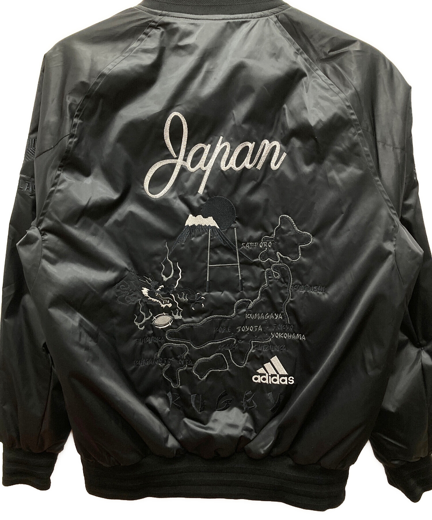 2008秋冬モデル　メンズS　adidas ブラック スカジャン　美品 中古・古着通販】adidas (アディダス) オールブラックス スカジャン