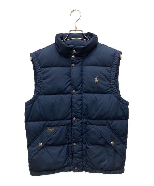 未使用POLO RALPH LAURENダウンベストフード付ネイビー/SPサイズ 中古・古着通販】POLO RALPH LAUREN (ポロ・ラルフローレン) ダウン