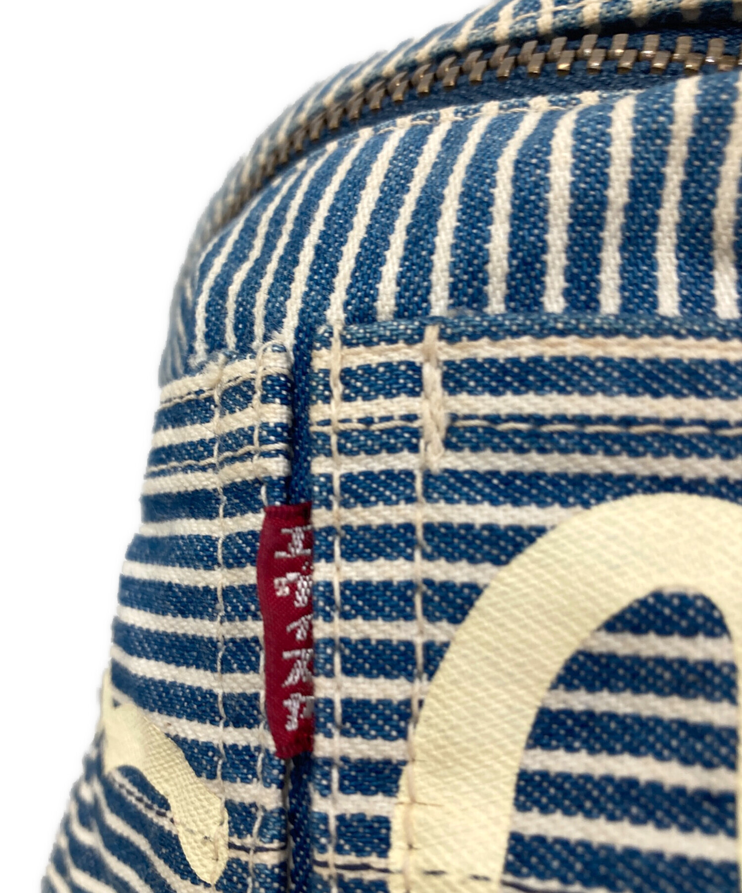 中古・古着通販】EVISU (エヴィス) ヒッコリーデニムウエストバッグ