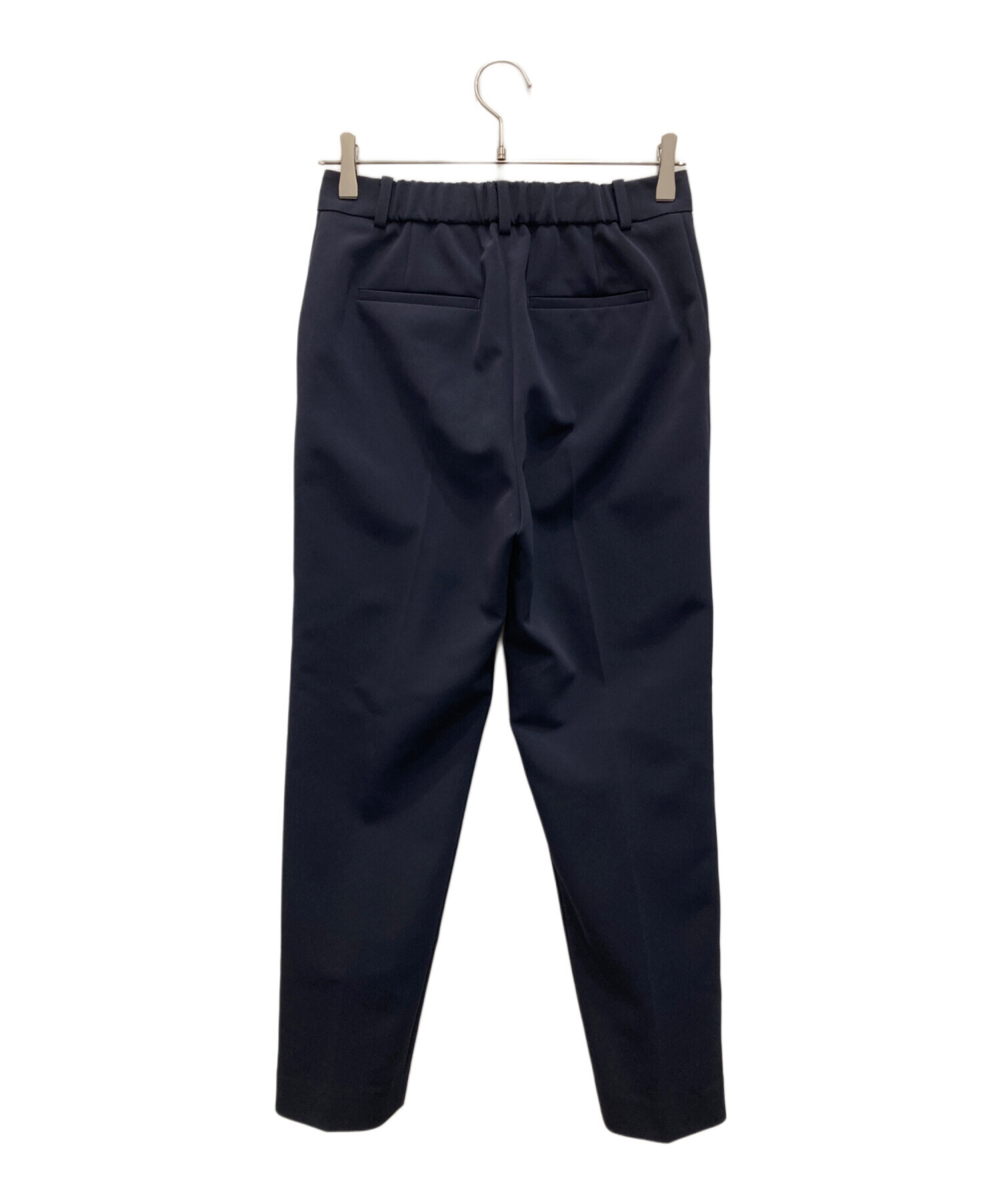 中古・古着通販】ANAYI (アナイ) アセテートストレッチパンツ ネイビー