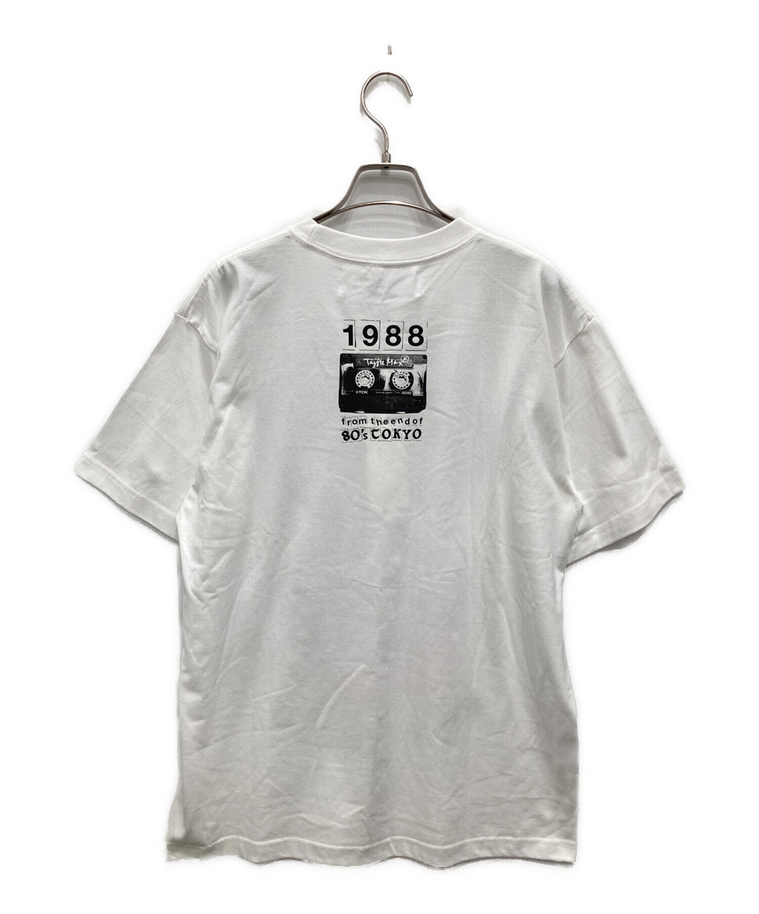 美品 TAGS WKGPTY タグスワーキングパーティ 田島一成 コラボ 1988 ショートスリーブ Tシャツ カットソー サイズF ホワイト レディース 古着 中古 USED 中古・古着通販】TAGS WKGPTY (タグスワーキングパーティー) Tajima