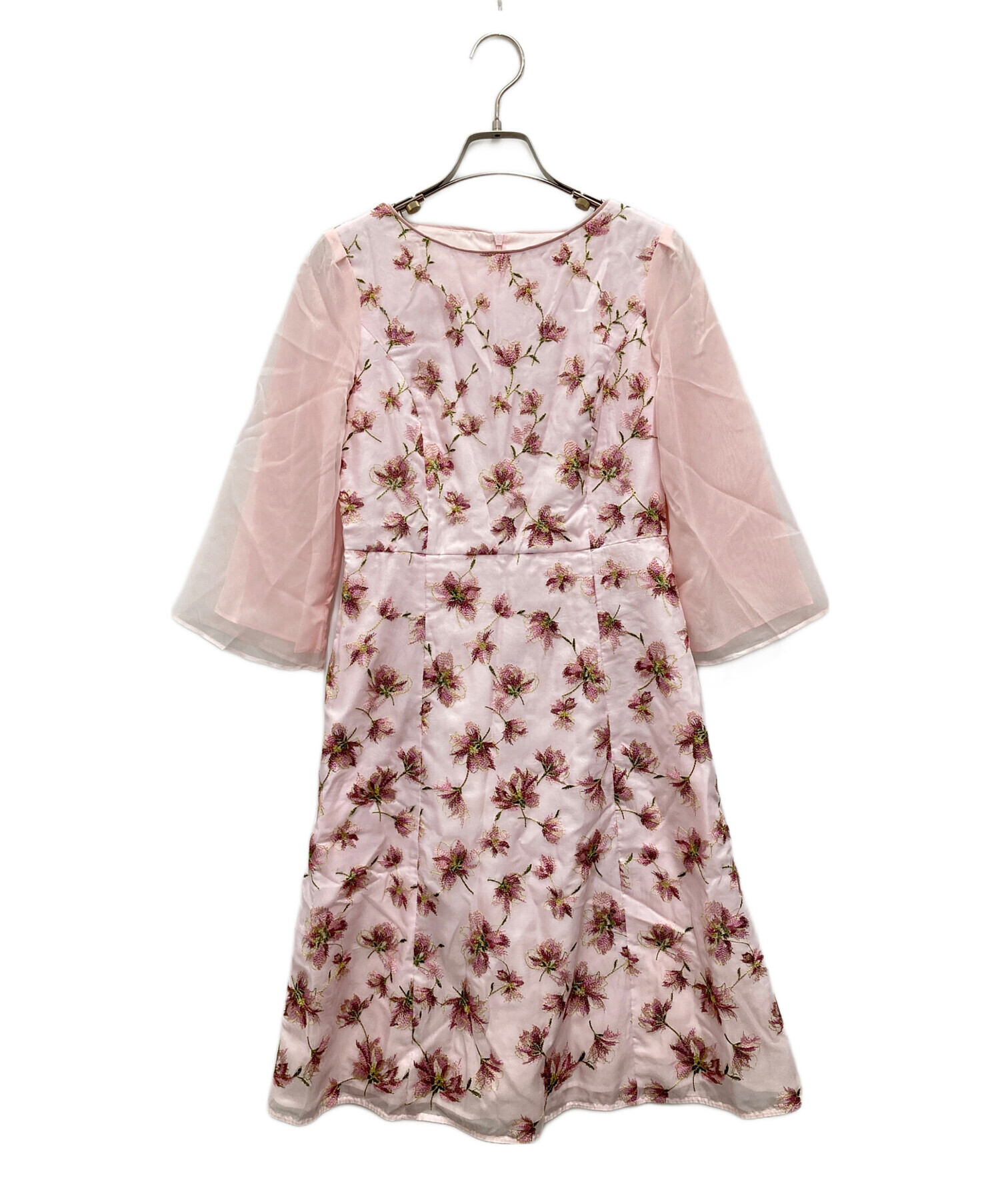 美品 TOCCA トッカ SNOWFLAKE WALTZ AURORA ノースリーブワンピース 