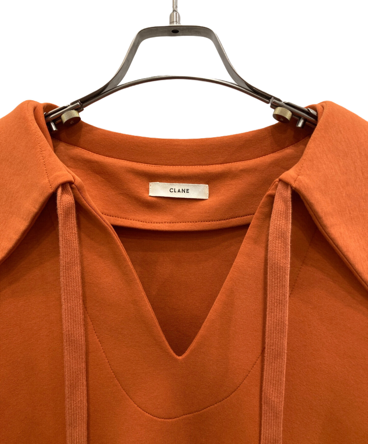 中古・古着通販】CLANE (クラネ) CARD BOARDBIG COLLAR TOPS/カード 