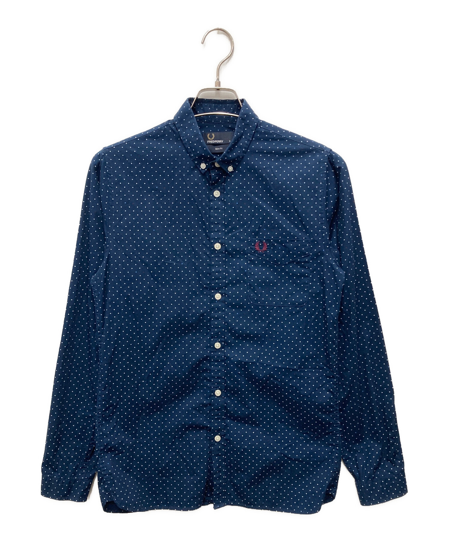 中古・古着通販】FRED PERRY (フレッドペリー) ドットBDシャツ 中古・古着通販】FRED PERRY (フレッドペリー) ドットBDシャツ