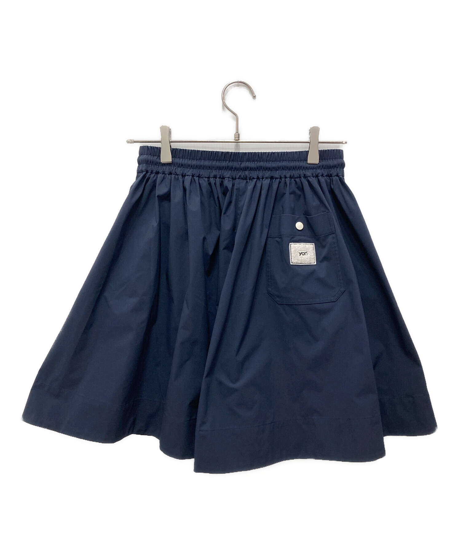yori ヨリ バックリボンノースリーブ・ショートパンツ2点セット【36】 中古・古着通販】yori (ヨリ) 撥水フェスショートパンツ ネイビー