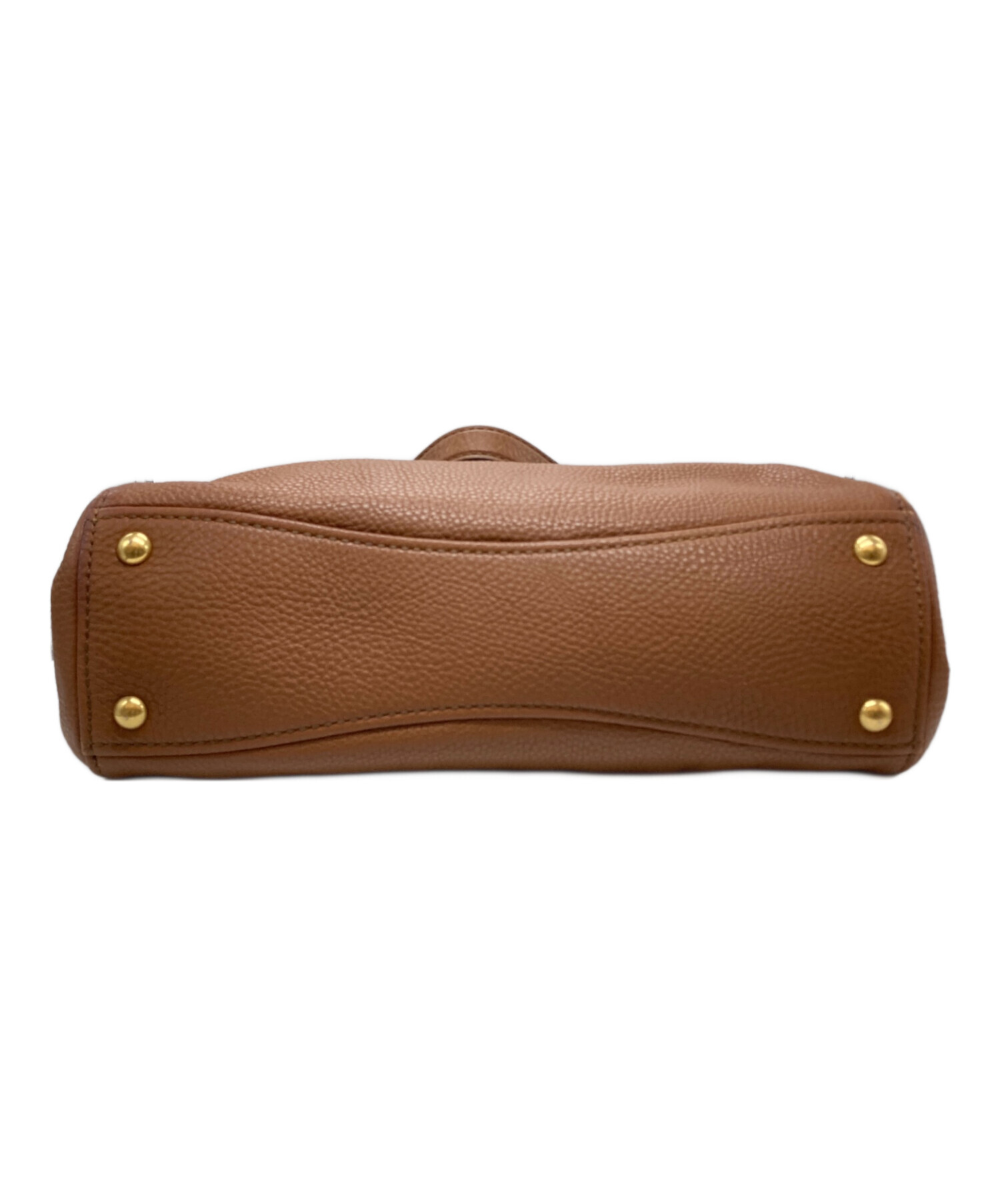 中古・古着通販】MIU MIU (ミュウミュウ) レザートートバッグ ブラウン 