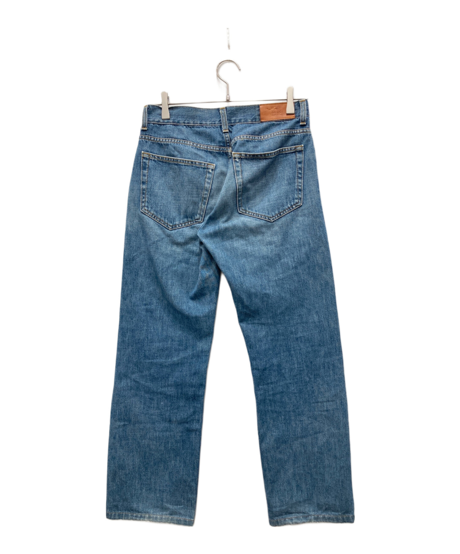 中古・古着通販】GUCCI (グッチ) デニムパンツ インディゴ サイズ:44 