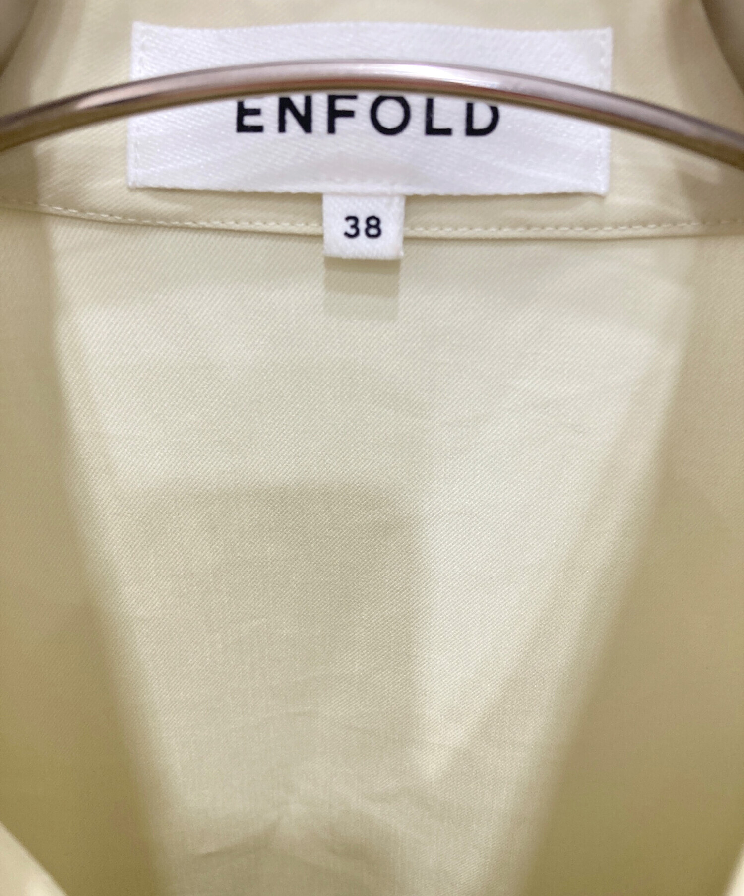 中古・古着通販】ENFOLD (エンフォルド) WASHABLE CENTER-CREASE SHIRT
