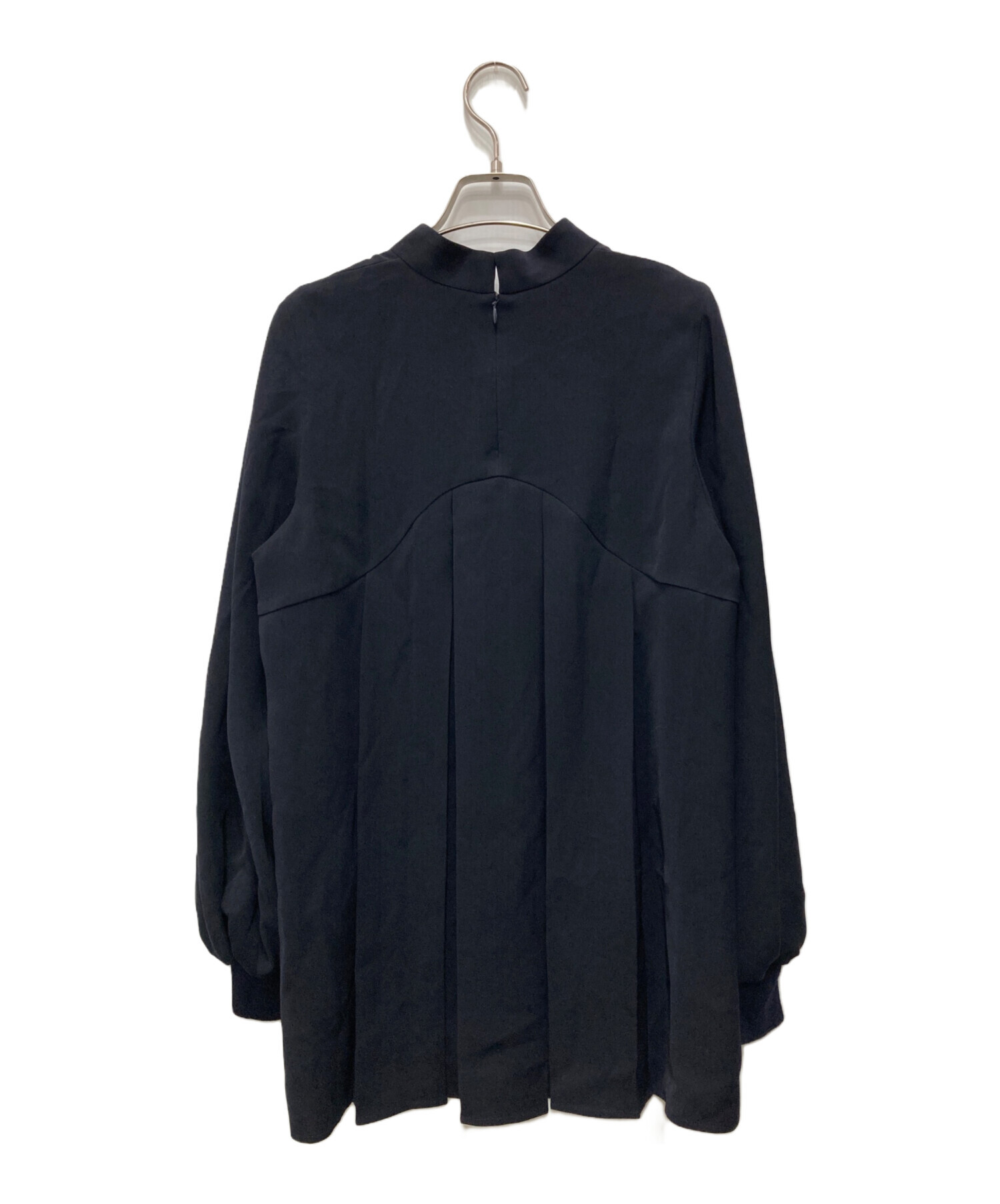 中古・古着通販】ENFOLD (エンフォルド) BOX-PLEATS PULLOVER ネイビー 