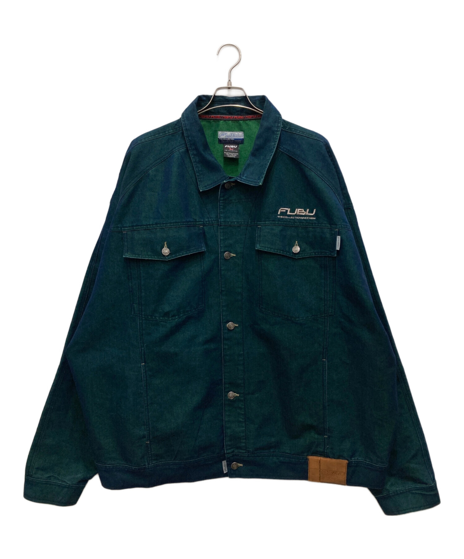 中古・古着通販】FUBU (フブ) デニムジャケット ブルー サイズ:XXXXXXL 
