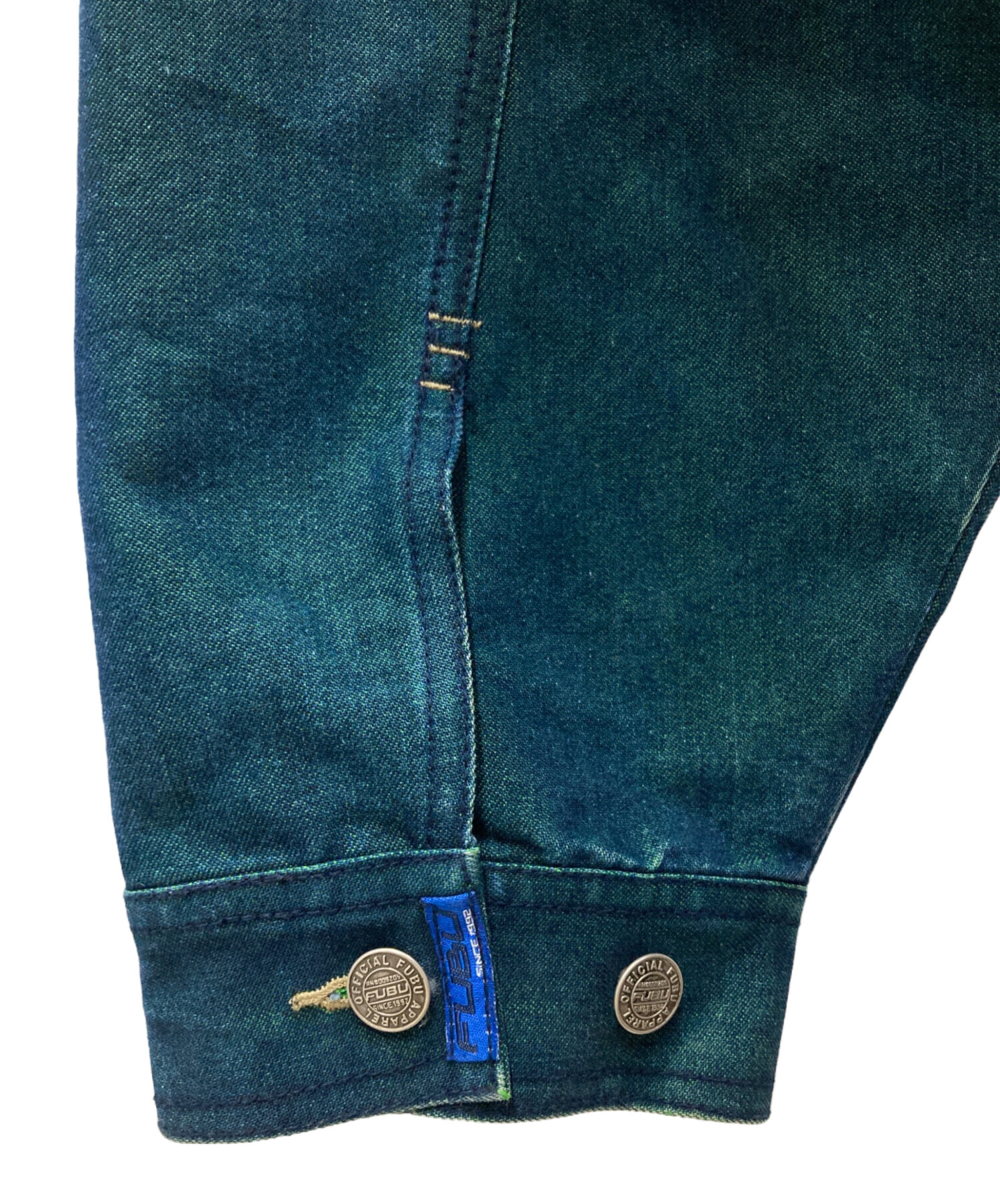 中古・古着通販】FUBU (フブ) デニムジャケット ブルー サイズ:XXXXXXL 