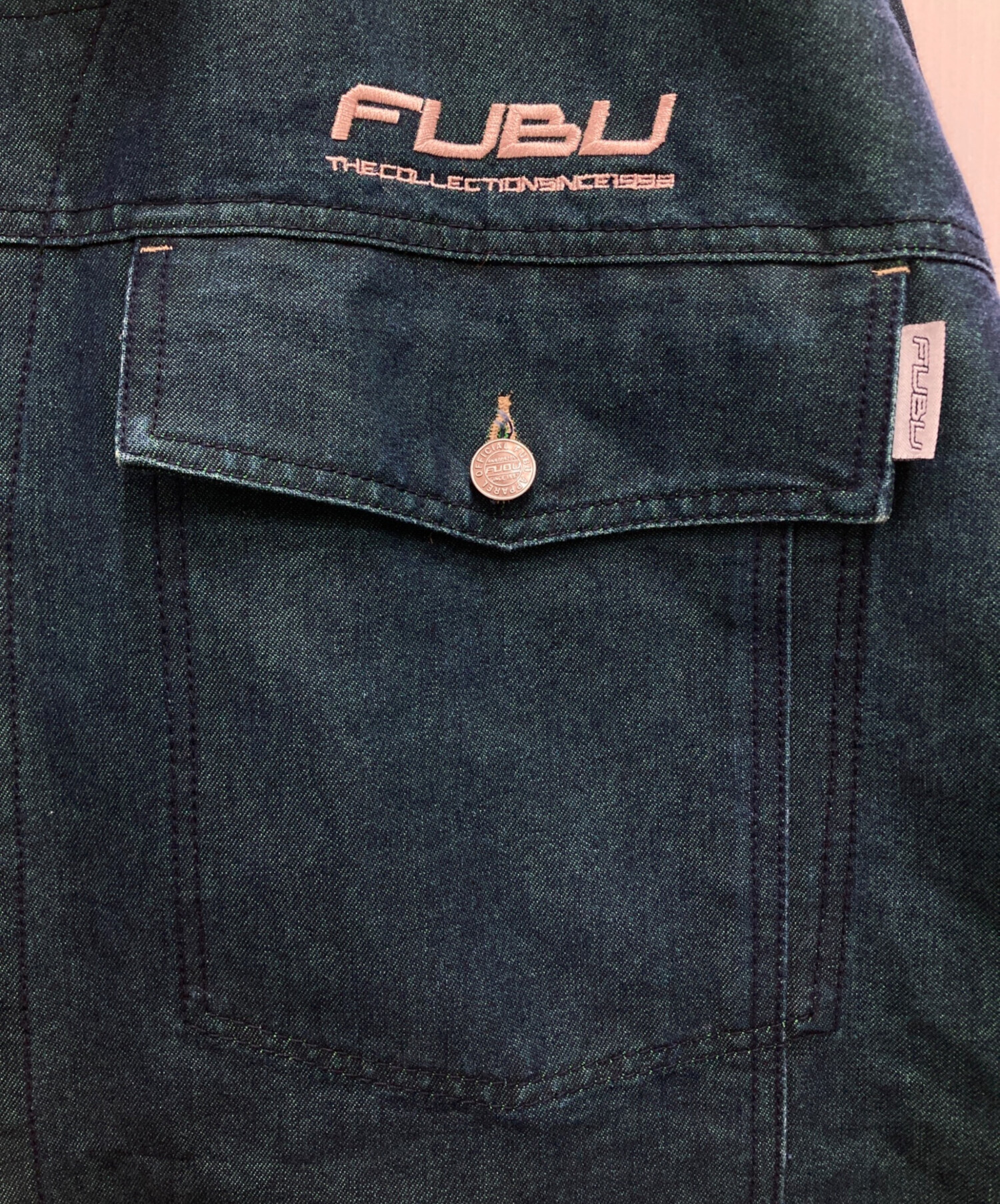 中古・古着通販】FUBU (フブ) デニムジャケット ブルー サイズ:XXXXXXL 
