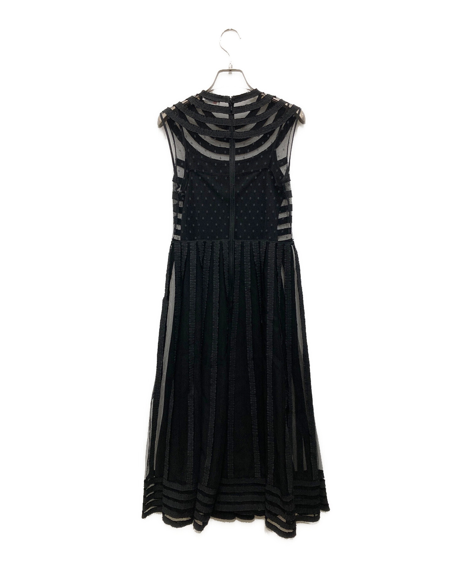 RED VALENTINO アンカー柄 ノースリーブワンピース 42定価12万円 中古・古着通販】RED VALENTINO (レッドヴァレンティノ) ノースリーブ