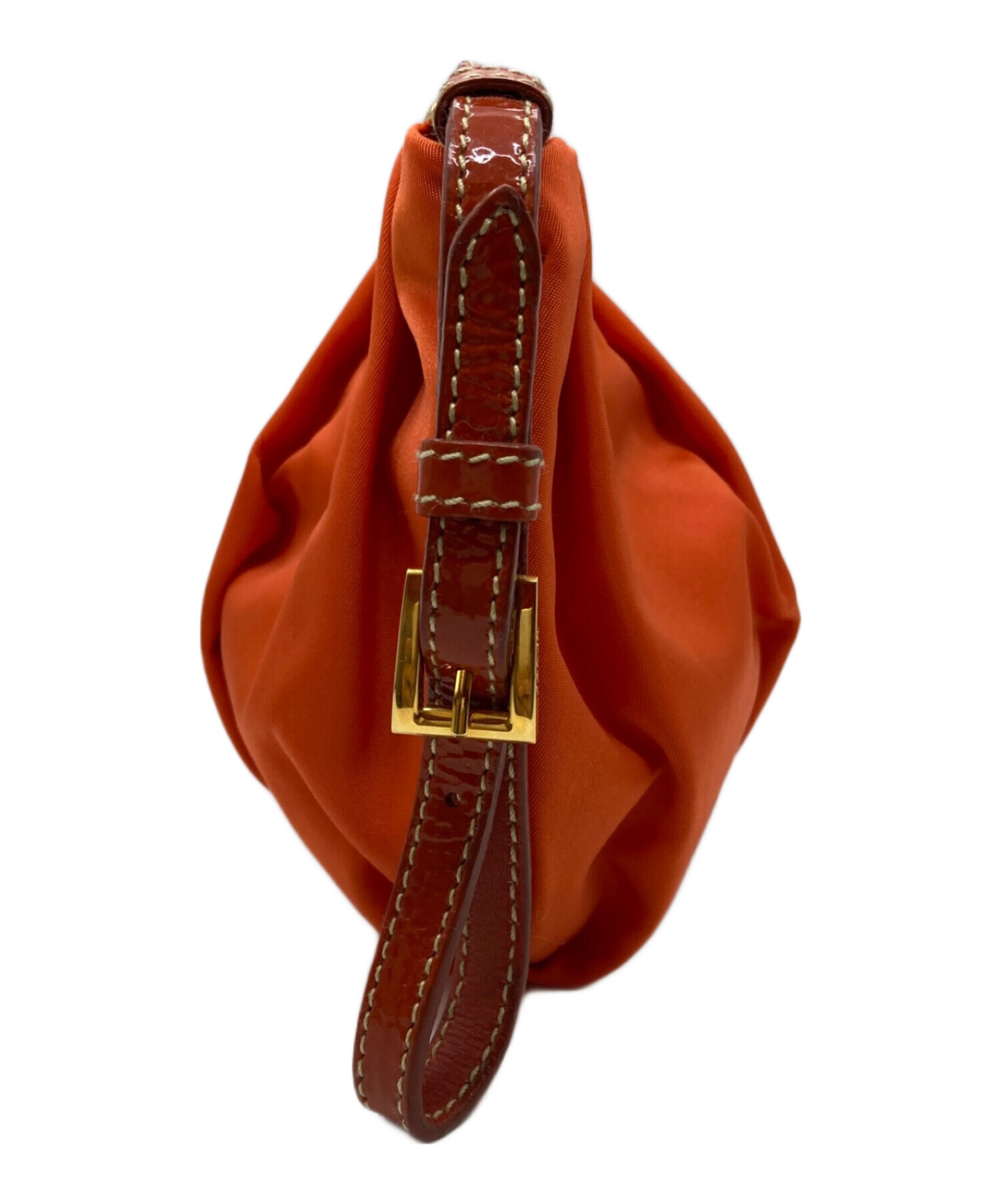 中古・古着通販】PRADA (プラダ) ナイロンポーチ オレンジ｜ブランド