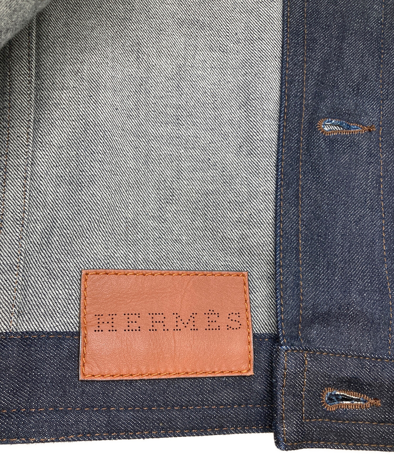 中古・古着通販】HERMES (エルメス) ICONES AU CARRE/デニムジャケット 