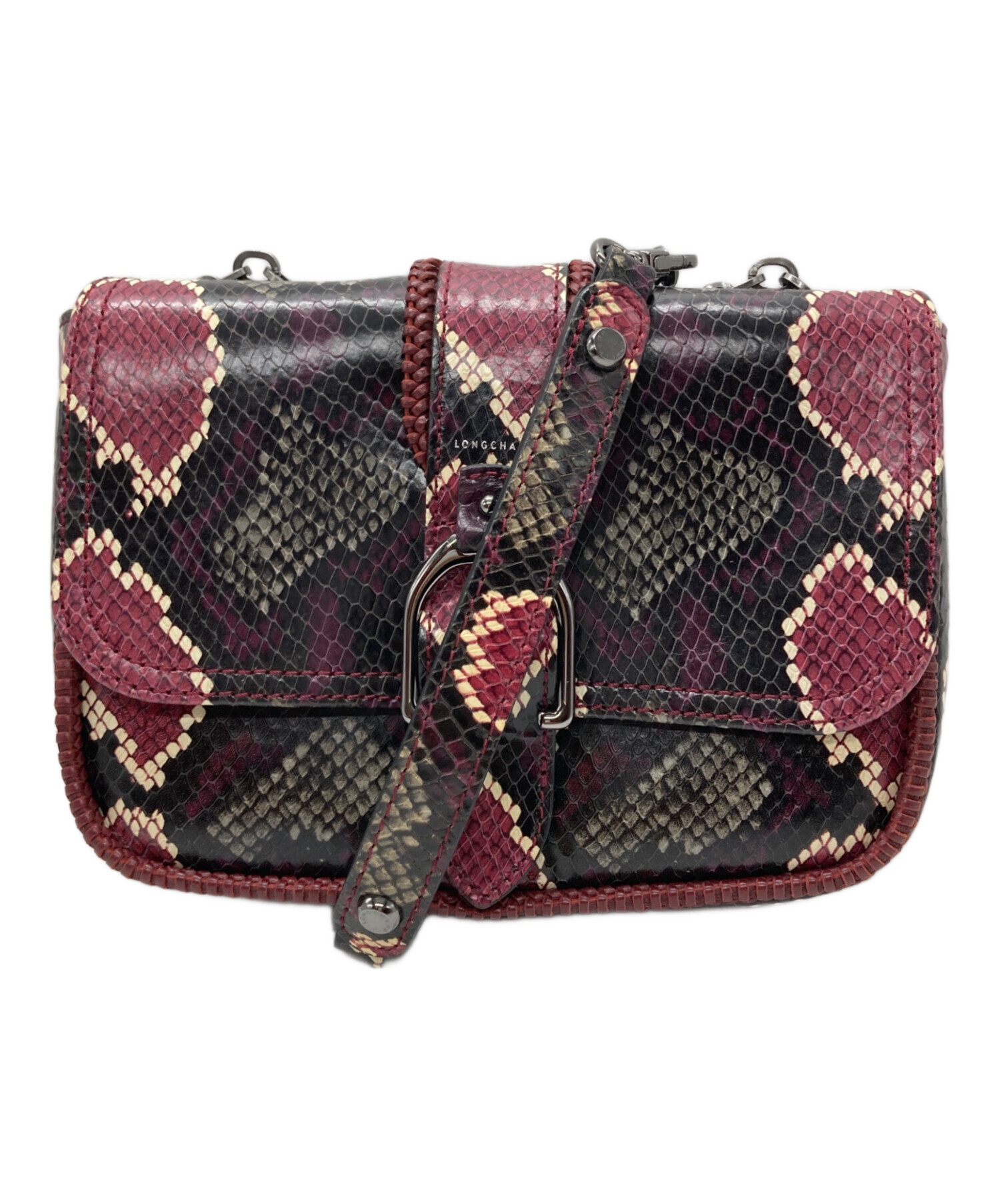 LONGCHAMP ロンシャン/チェーンショルダーバッグ/迷彩/カモフラ/ABランク/04【中古】 LONGCHAMP（ロンシャン） ロンシャン/チェーンショルダーバッグ/迷彩