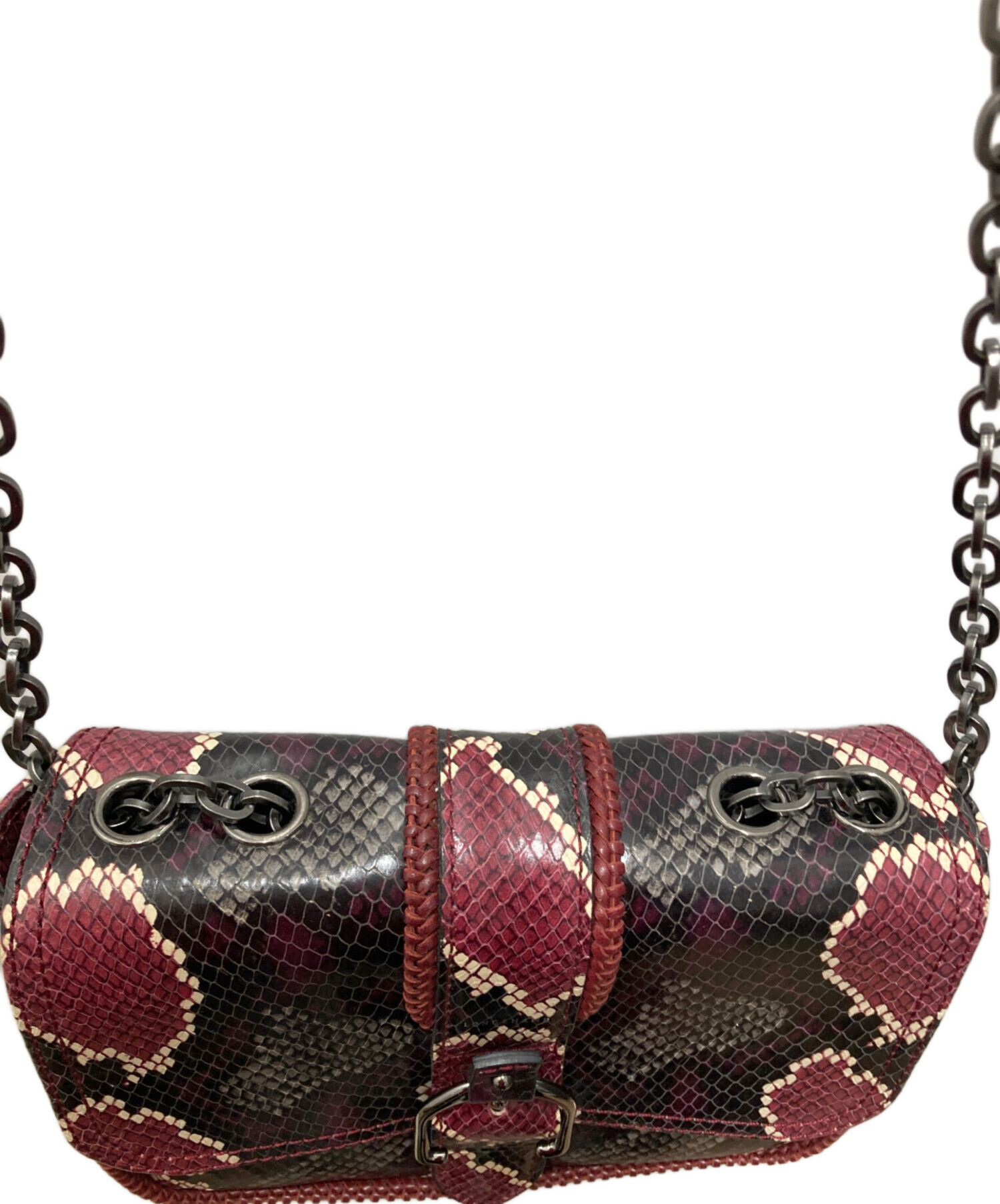 LONGCHAMP ロンシャン/チェーンショルダーバッグ/迷彩/カモフラ/ABランク/04【中古】 LONGCHAMP（ロンシャン） ロンシャン/チェーンショルダーバッグ/迷彩