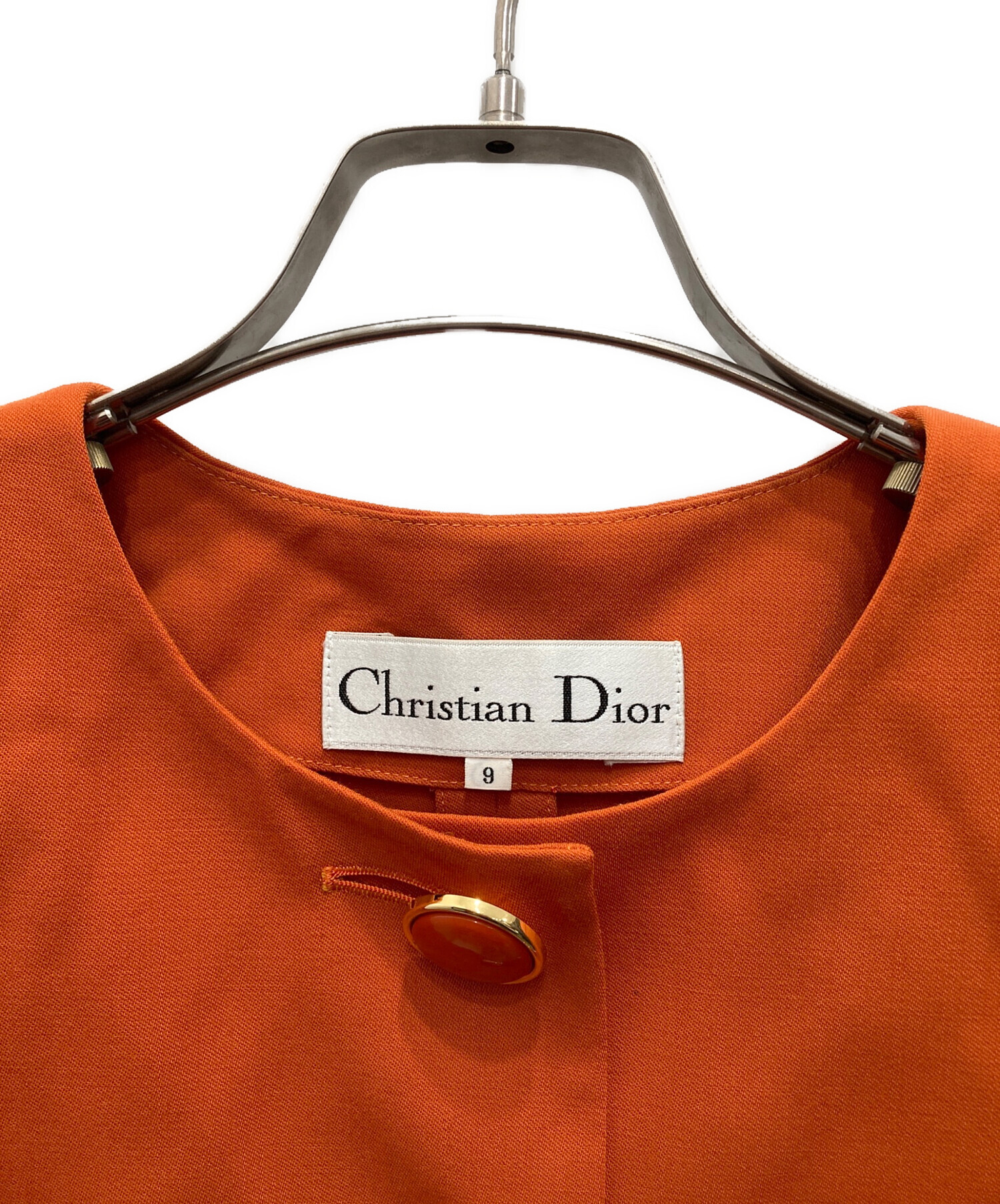 クリスチャンディオール　ゴルフウェア　ディーカン　オレンジ　S 中古・古着通販】Christian Dior (クリスチャン ディオール) オールドS