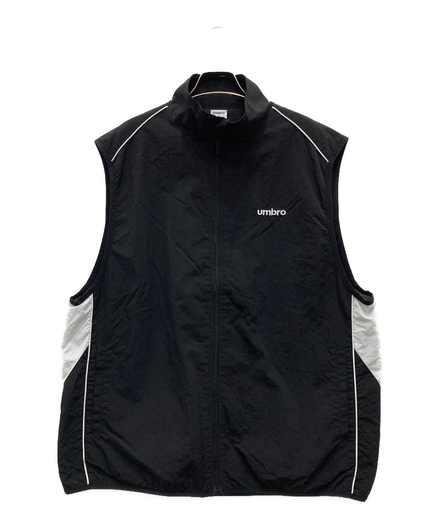 中古・古着通販】UMBRO (アンブロ) ナイロンベスト ブラック サイズ:M 