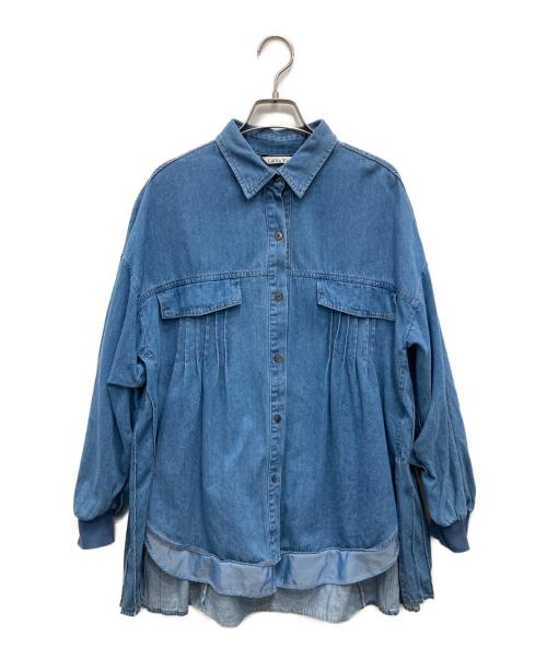 中古・古着通販】Lallia Mu (ラリア ムー) 2way スリーブ デニム