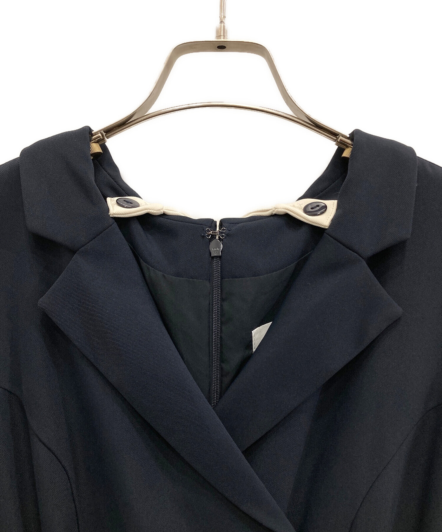 中古・古着通販】Her lip to (ハーリップトゥ) Louvre Ribbon Jumpsuit 