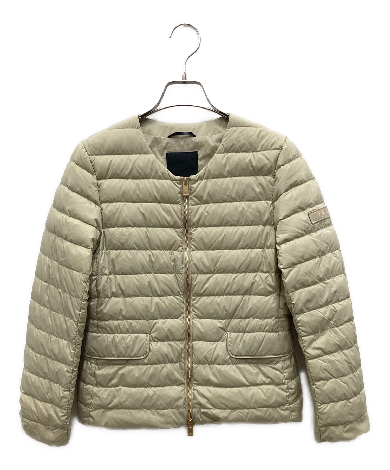 中古・古着通販】TATRAS (タトラス) NOKO/ノーカラーライトダウン