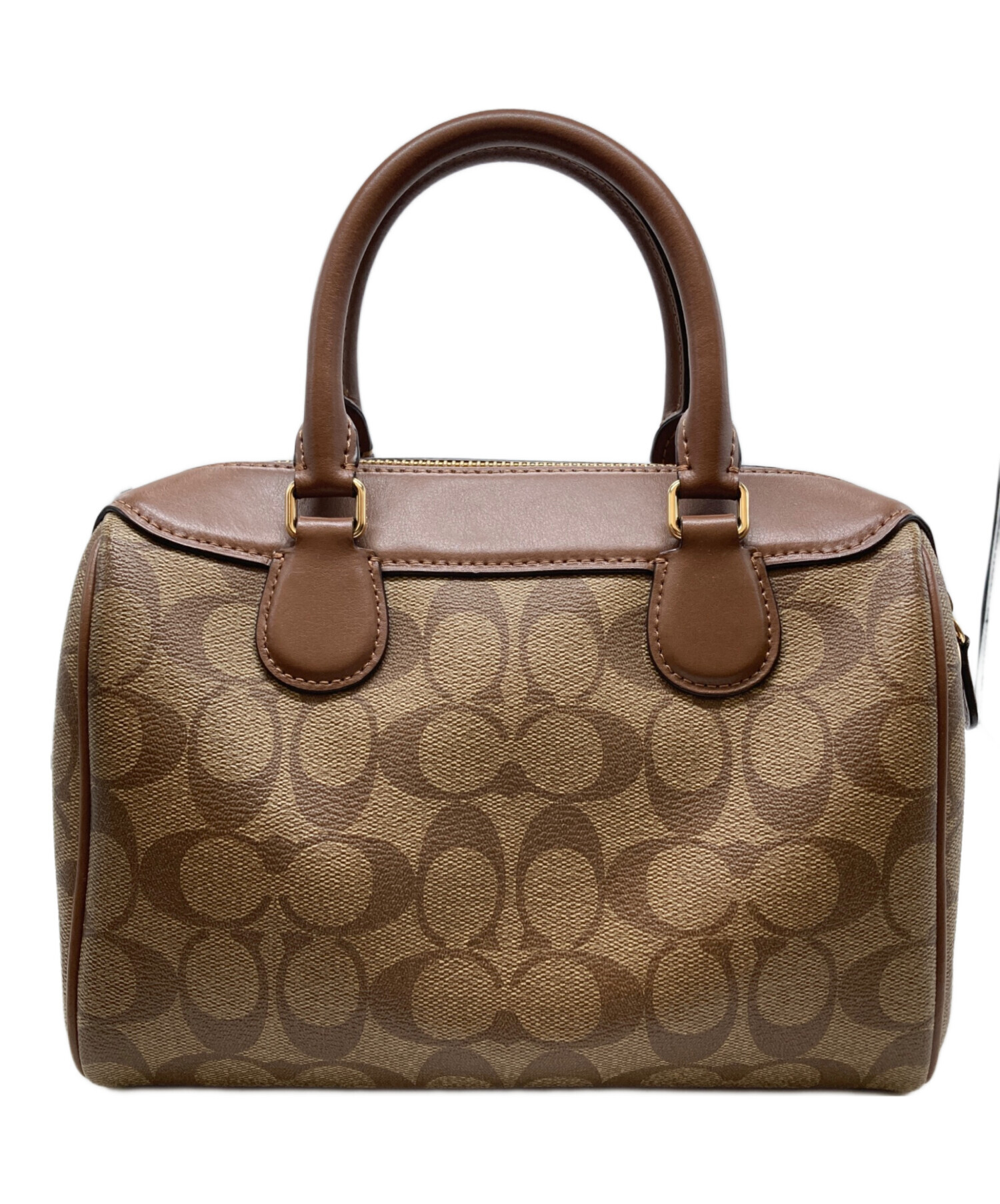 中古・古着通販】COACH (コーチ) ミニボストンバッグ ブラウン