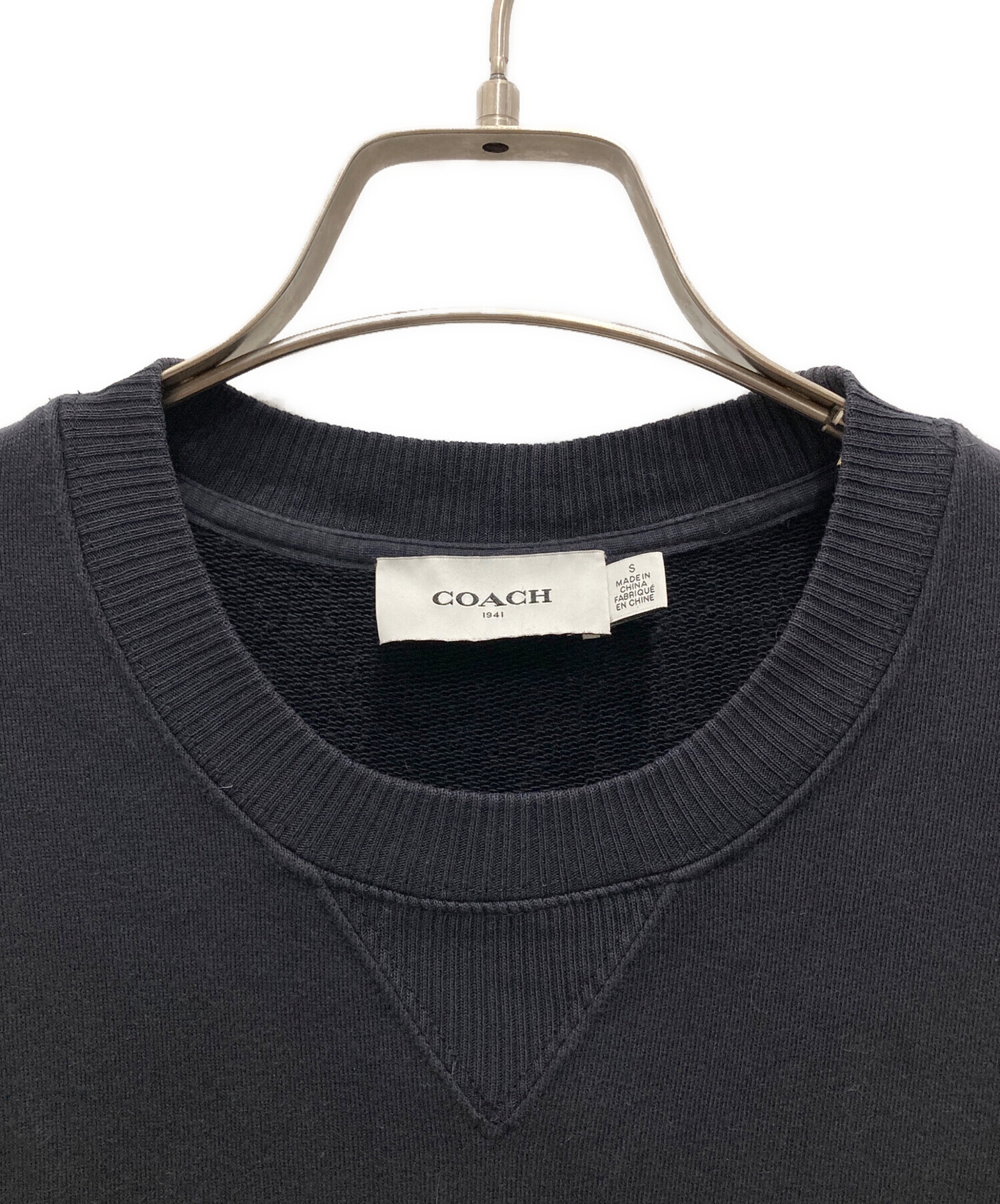 中古・古着通販】COACH (コーチ) スウェットワンピース ネイビー