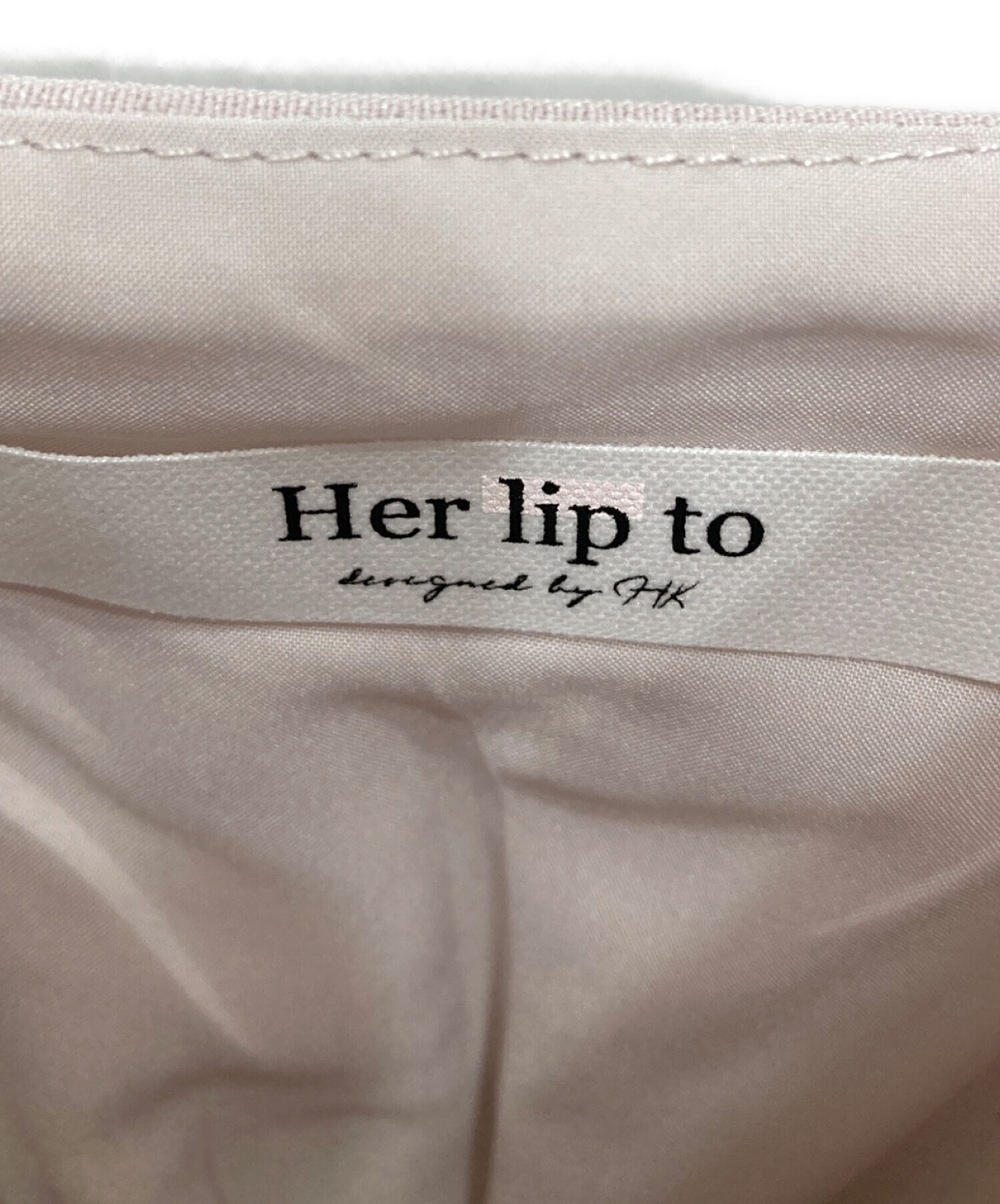 中古・古着通販】Her lip to (ハーリップトゥ) Voile Back Ribbon Long 