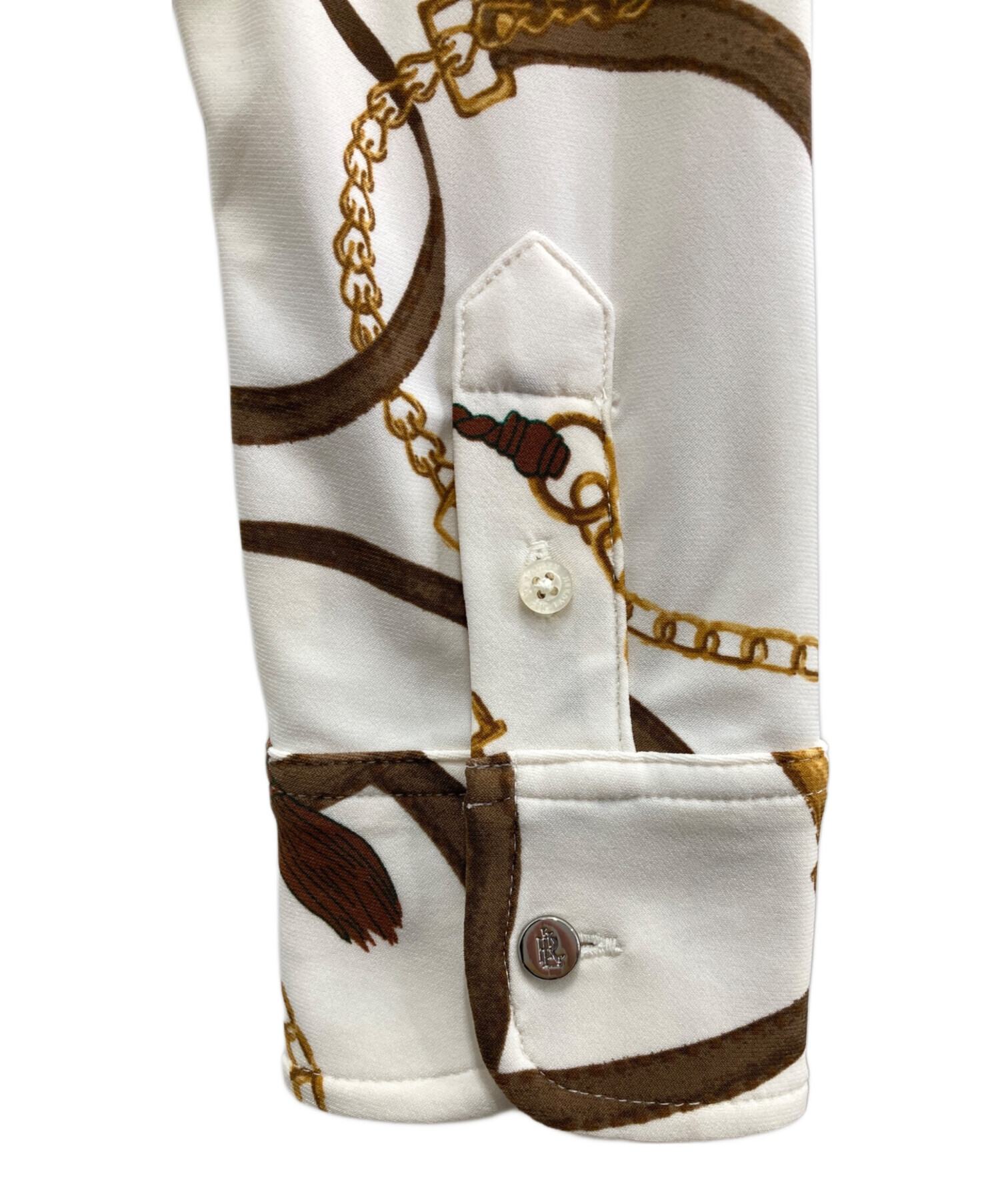 完売 新品 RALPH LAUREN ベルティングプリント コットン ロンT 中古・古着通販】LAUREN RALPH LAUREN (ローレンラルフローレン) ベル