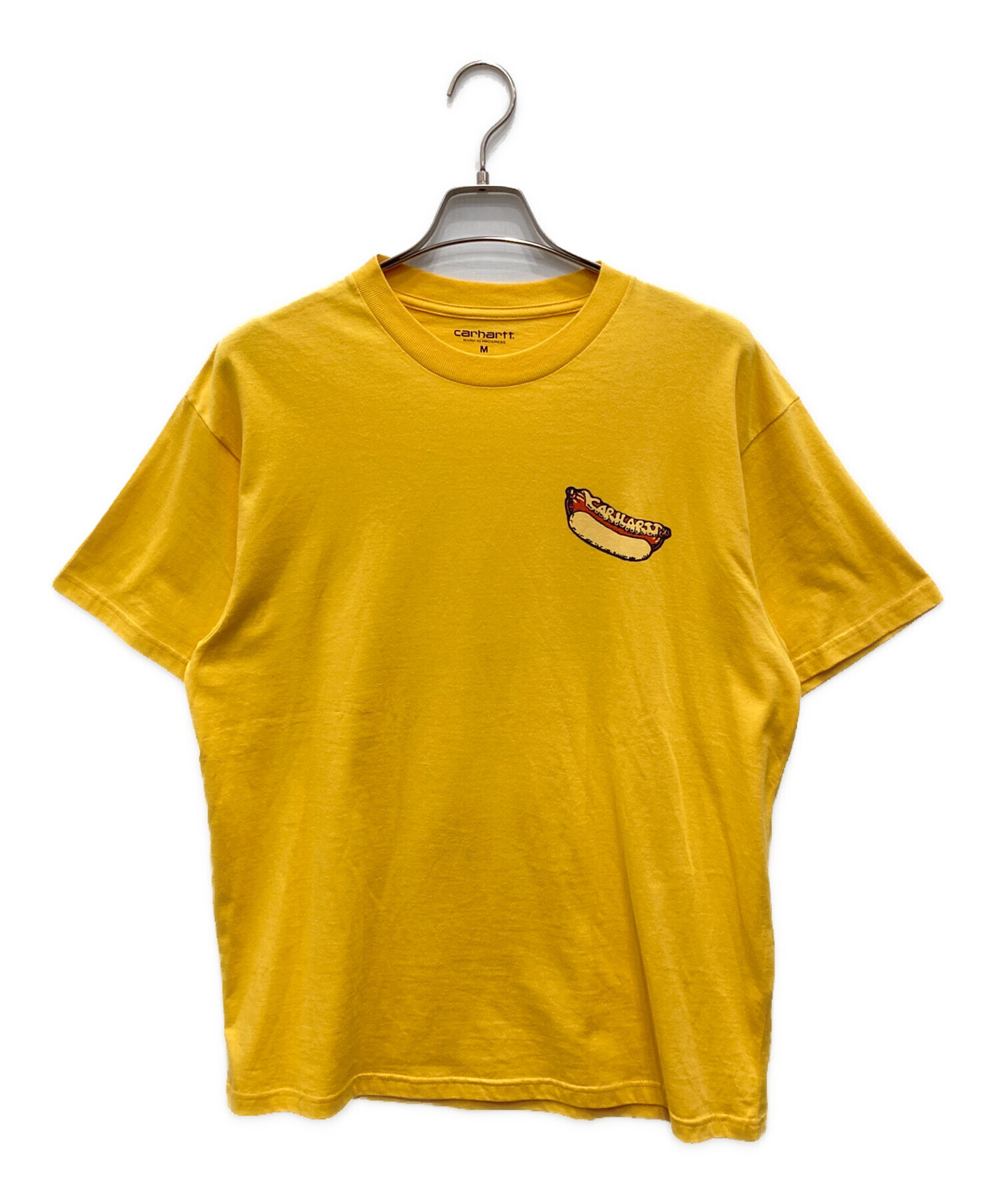 中古・古着通販】CarHartt (カーハート) プリントTシャツ イエロー