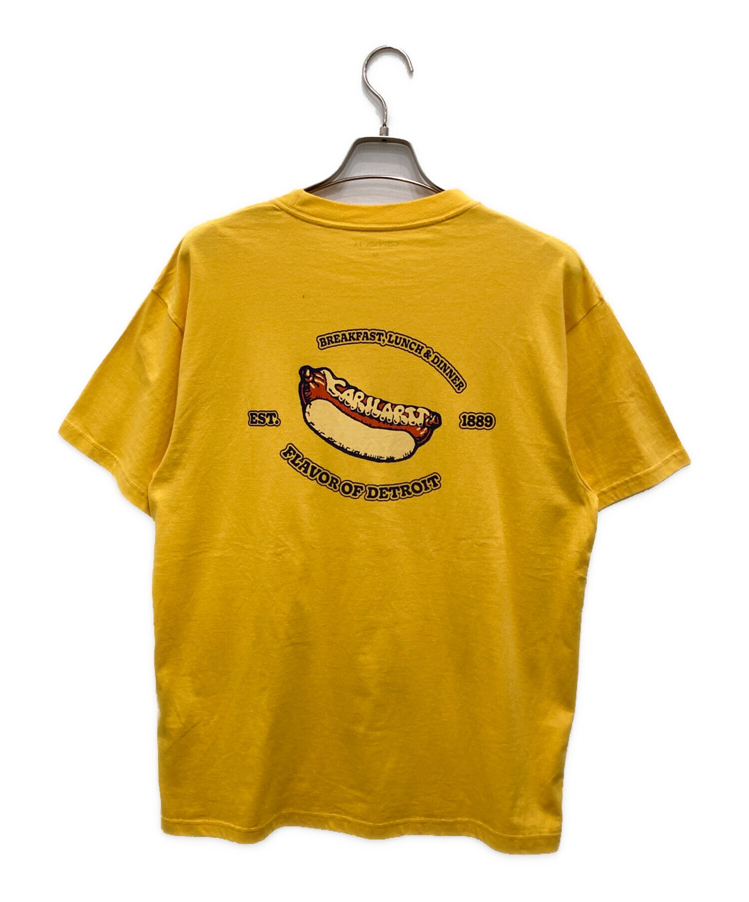 古着卸 まとめ売り カーハート Tシャツ 14枚セット ( メンズ L ) ポケットＴ ヘンリーネック 袖プリント イエロー 中古 古着 NF7456 中古・古着通販】CarHartt (カーハート) プリントTシャツ イエロー