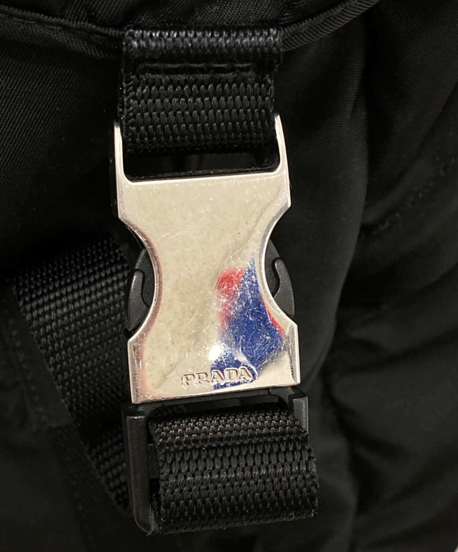 中古・古着通販】PRADA (プラダ) ナイロンバックパック ブラック