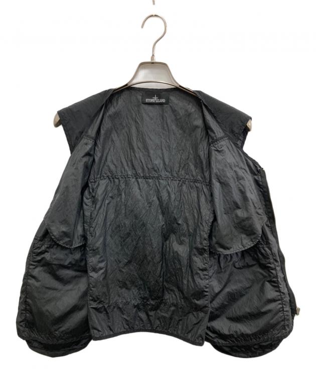 stone ストーンアイランド 25SS ブラックナイロンベスト 中古・古着通販】STONE ISLAND shadow project (ストーンアイランド