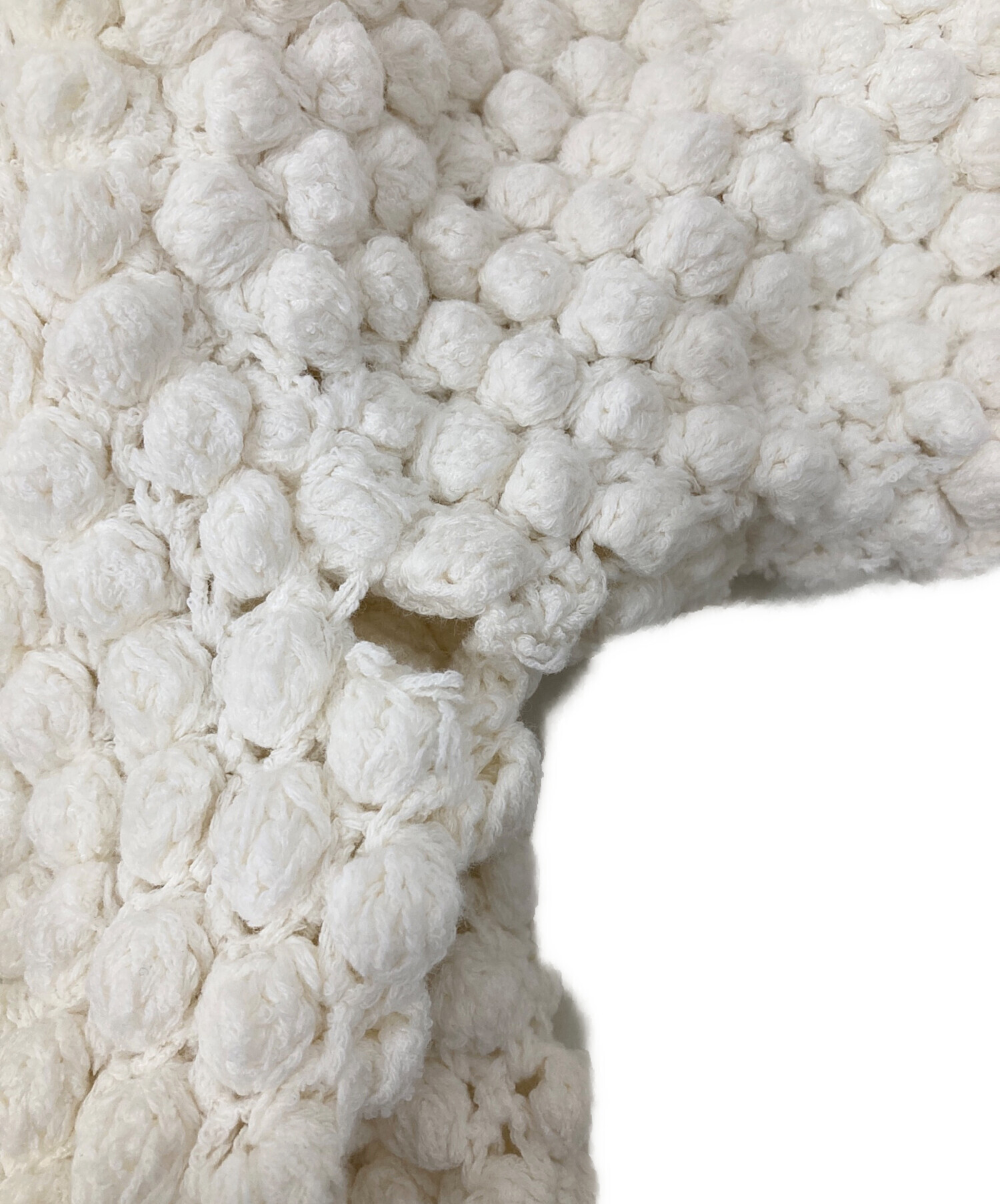 中古・古着通販】CLANE (クラネ) 3D DOT HALF SLEEVE KNIT CARDIGAN