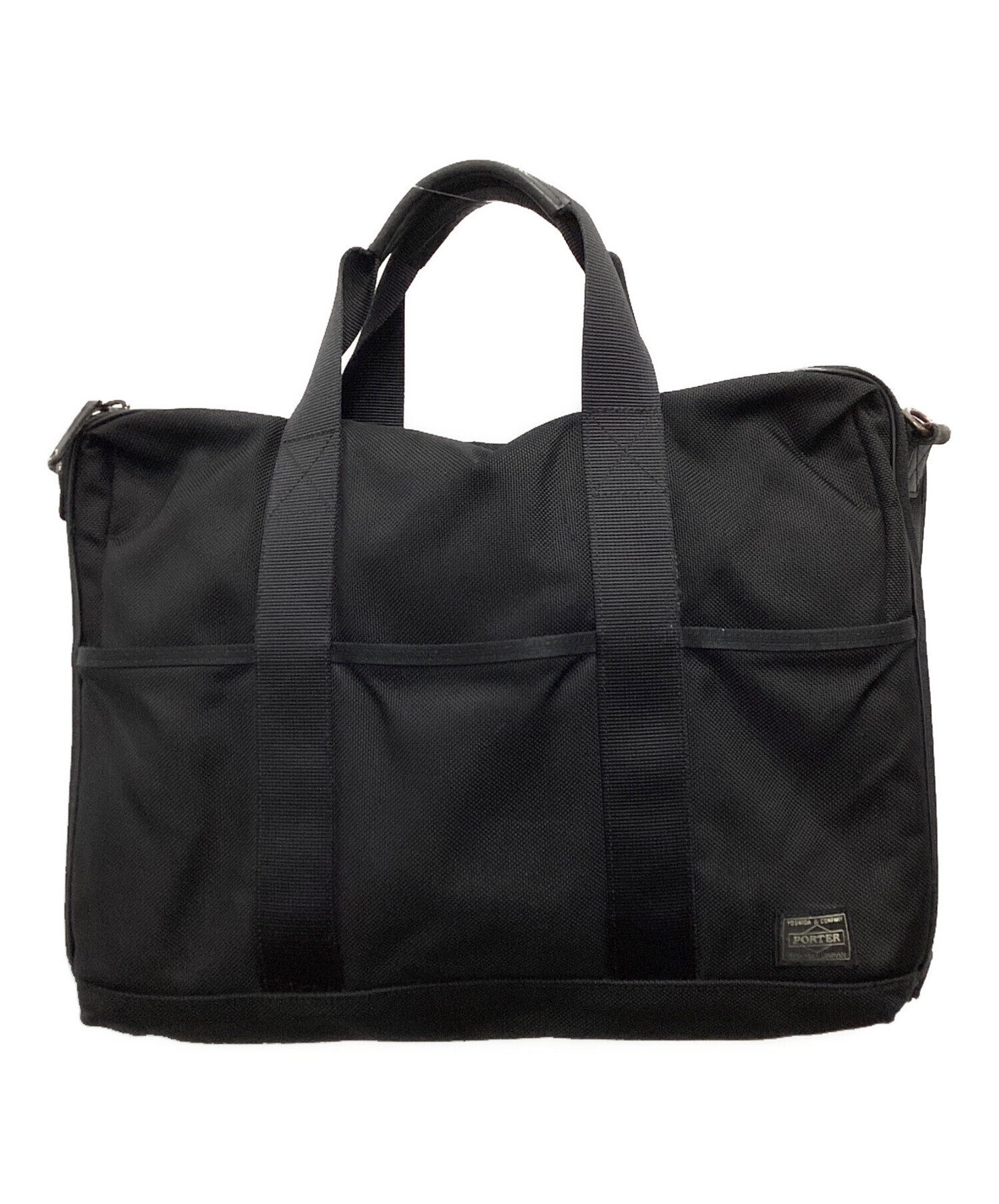 中古・古着通販】PORTER (ポーター) STAGE 2WAY BRIEFCASE(L) ブラック