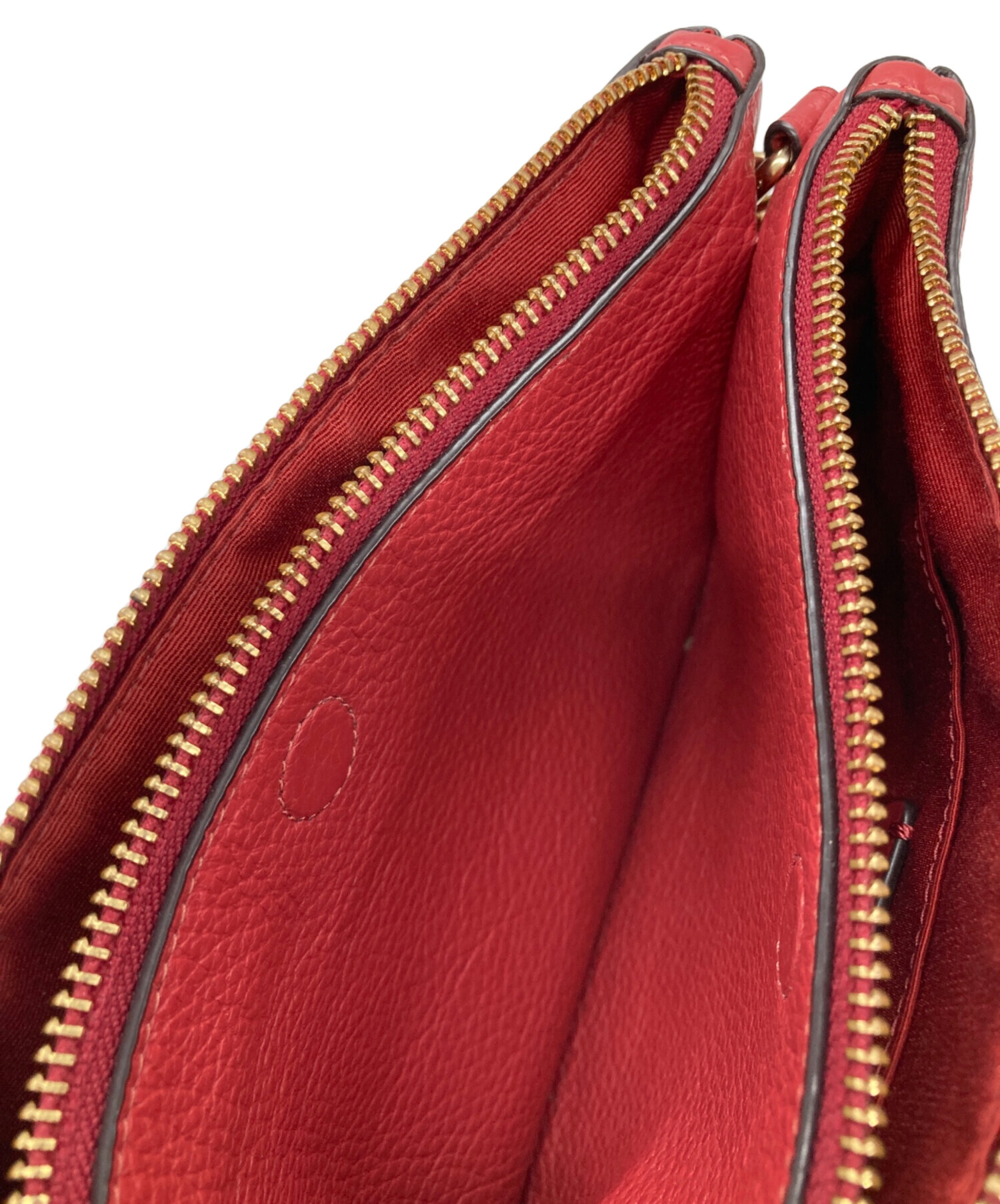 【なつさん専用】COACHコーチ F34265 レザーショルダーバッグ レッド 中古・古着通販】COACH (コーチ) レザーショルダーバッグ 9965 レッド