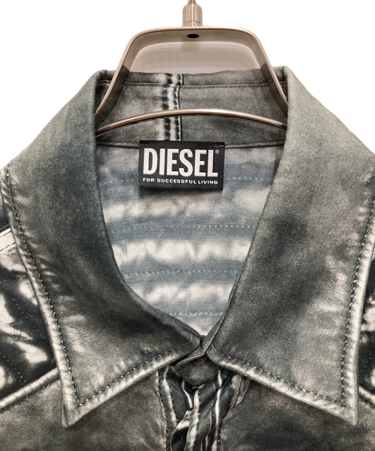 中古・古着通販】DIESEL (ディーゼル) S/S トロンプルイユシャツ