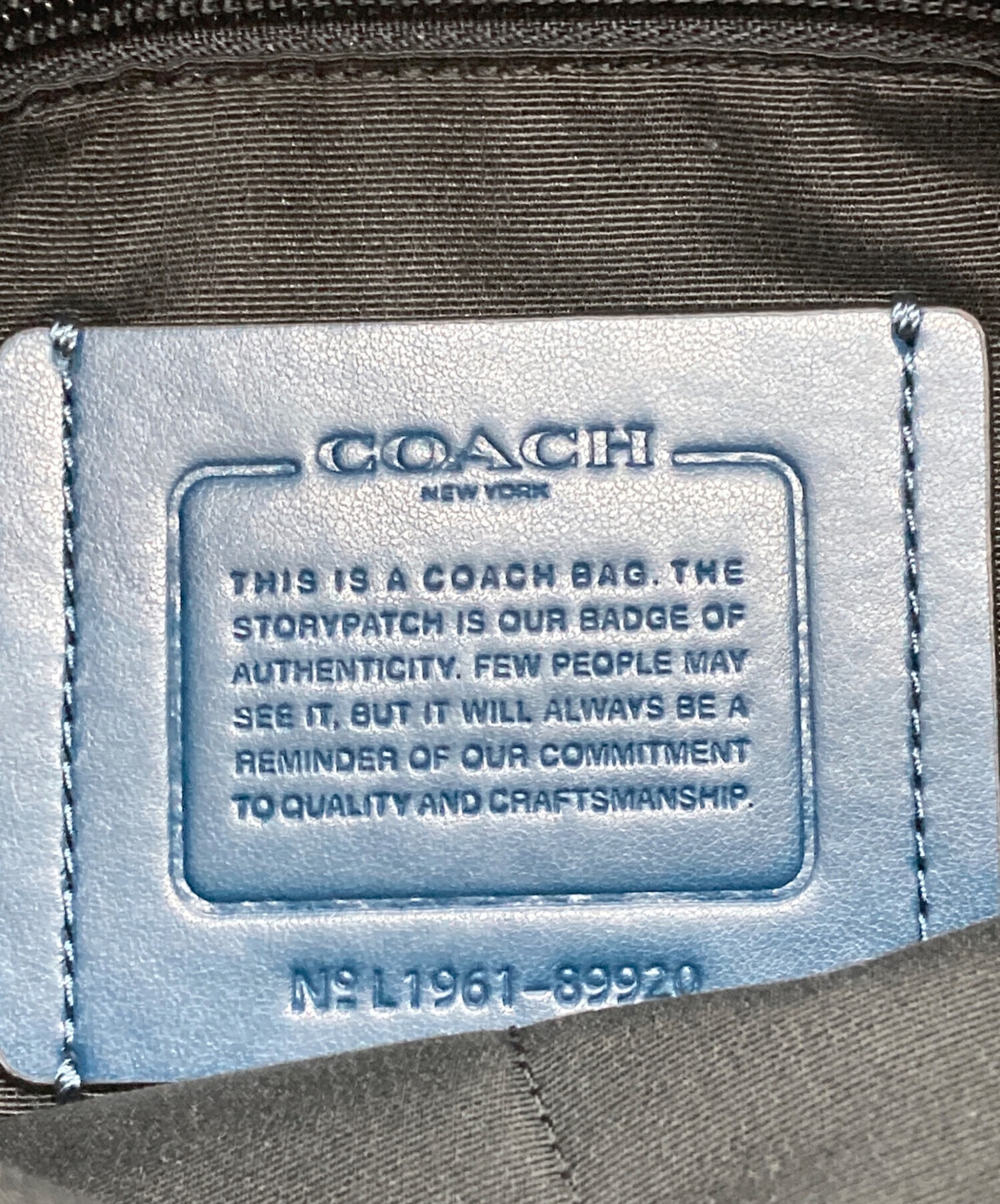 中古・古着通販】COACH (コーチ) クロスボディバッグ ネイビー