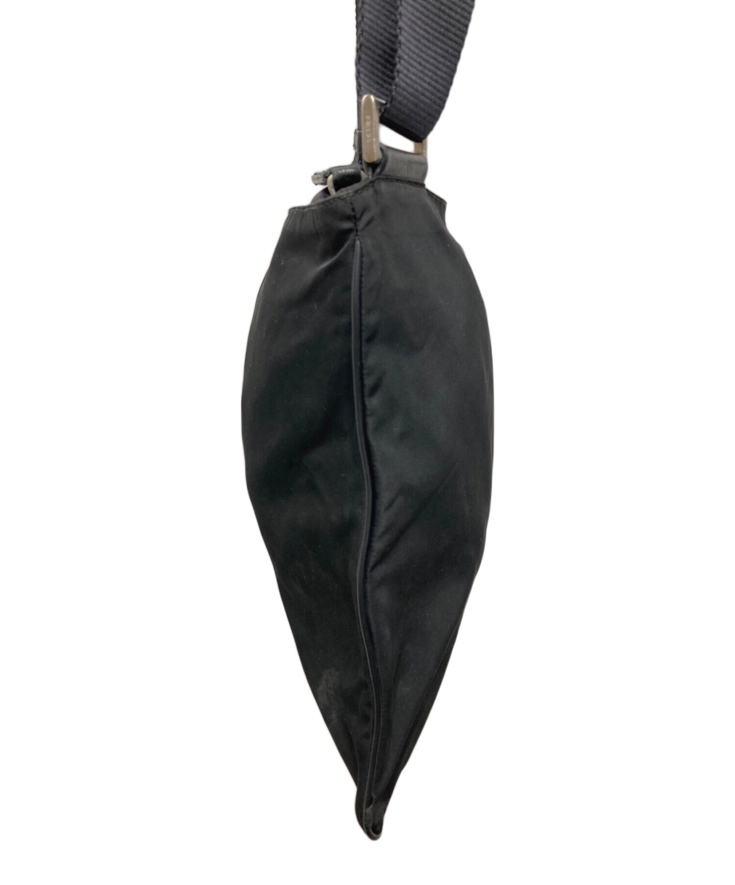 【直営店購入】PRADA ナイロン＋レザーショルダーバッグ 中古・古着通販】PRADA (プラダ) ナイロン×レザー ショルダーバッグ