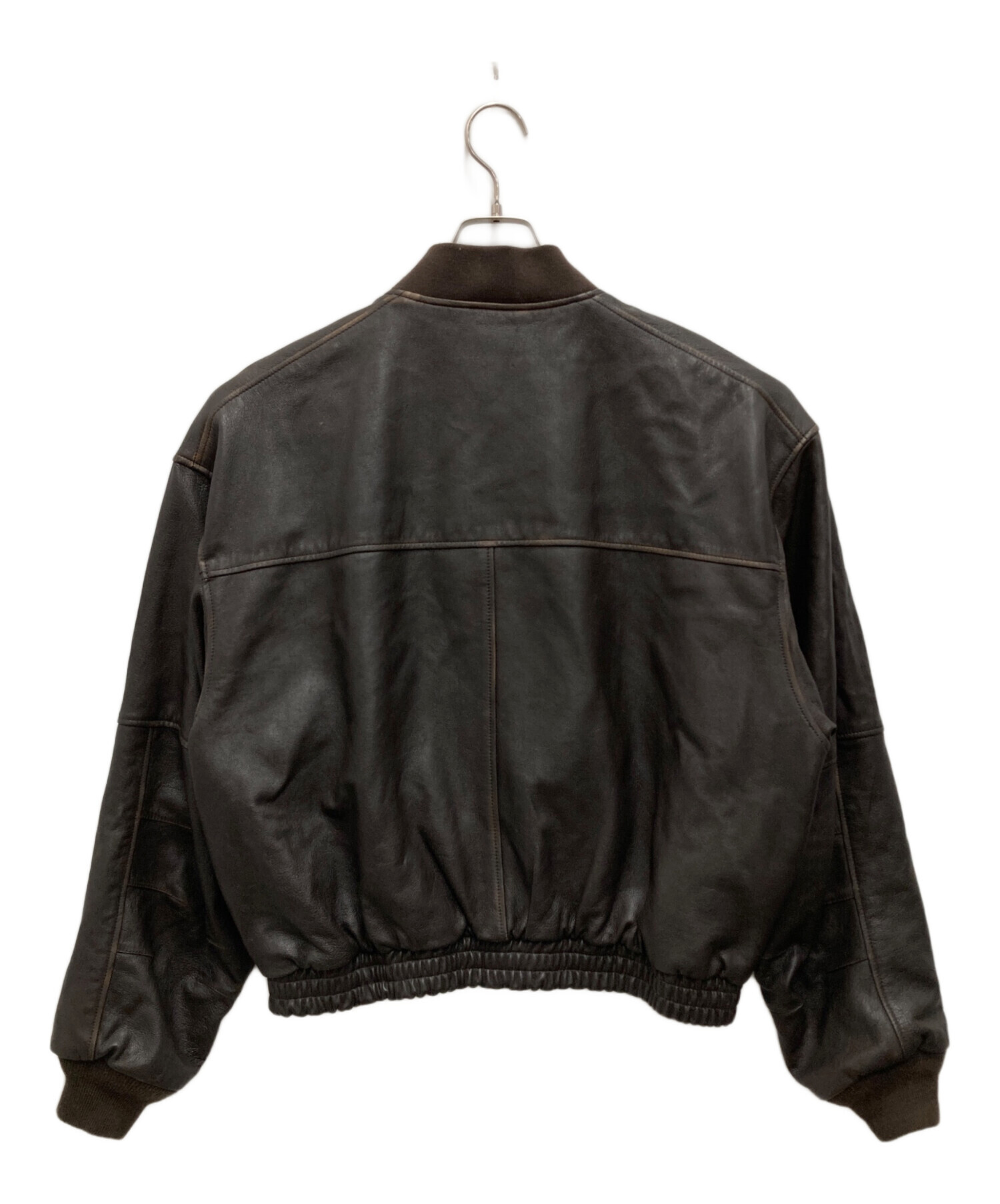 中古・古着通販】BEAMS (ビームス) ユーズド加工レザーショート