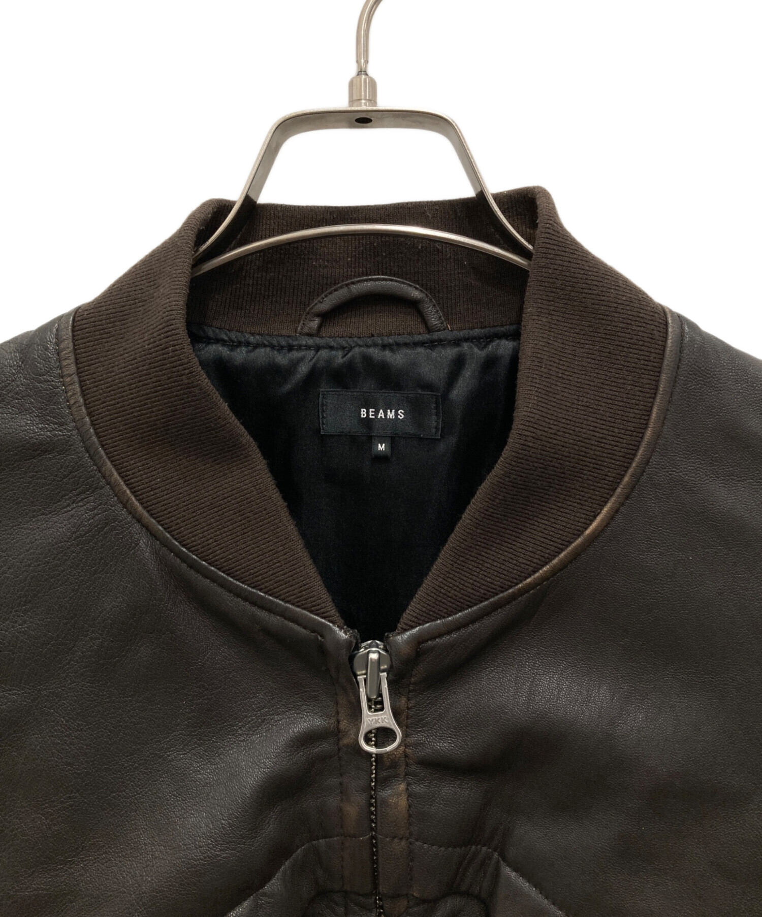 中古・古着通販】BEAMS (ビームス) ユーズド加工レザーショート